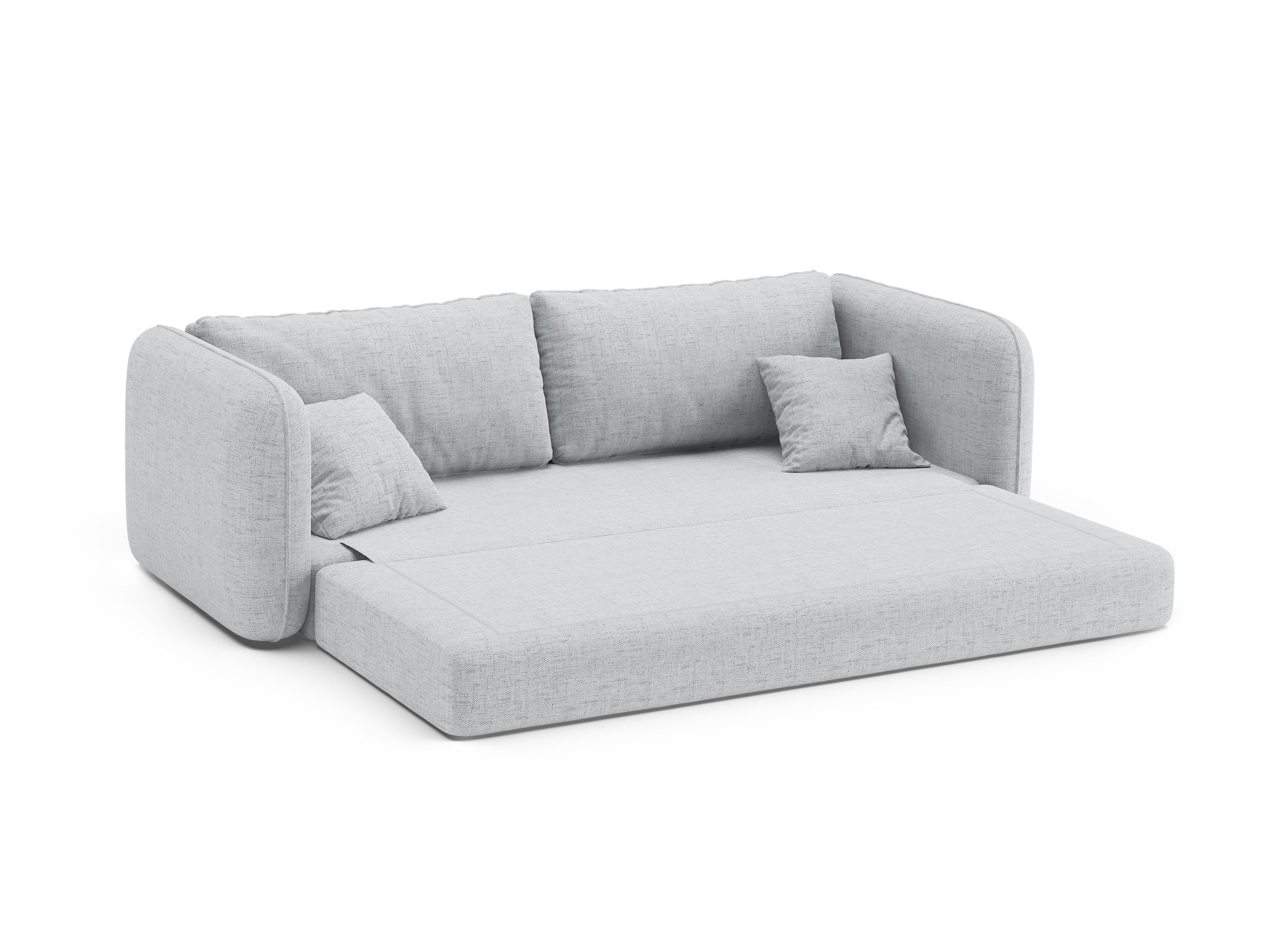 Sofa 3-osobowa z funkcją spania DORMI jasny szary - Image 6