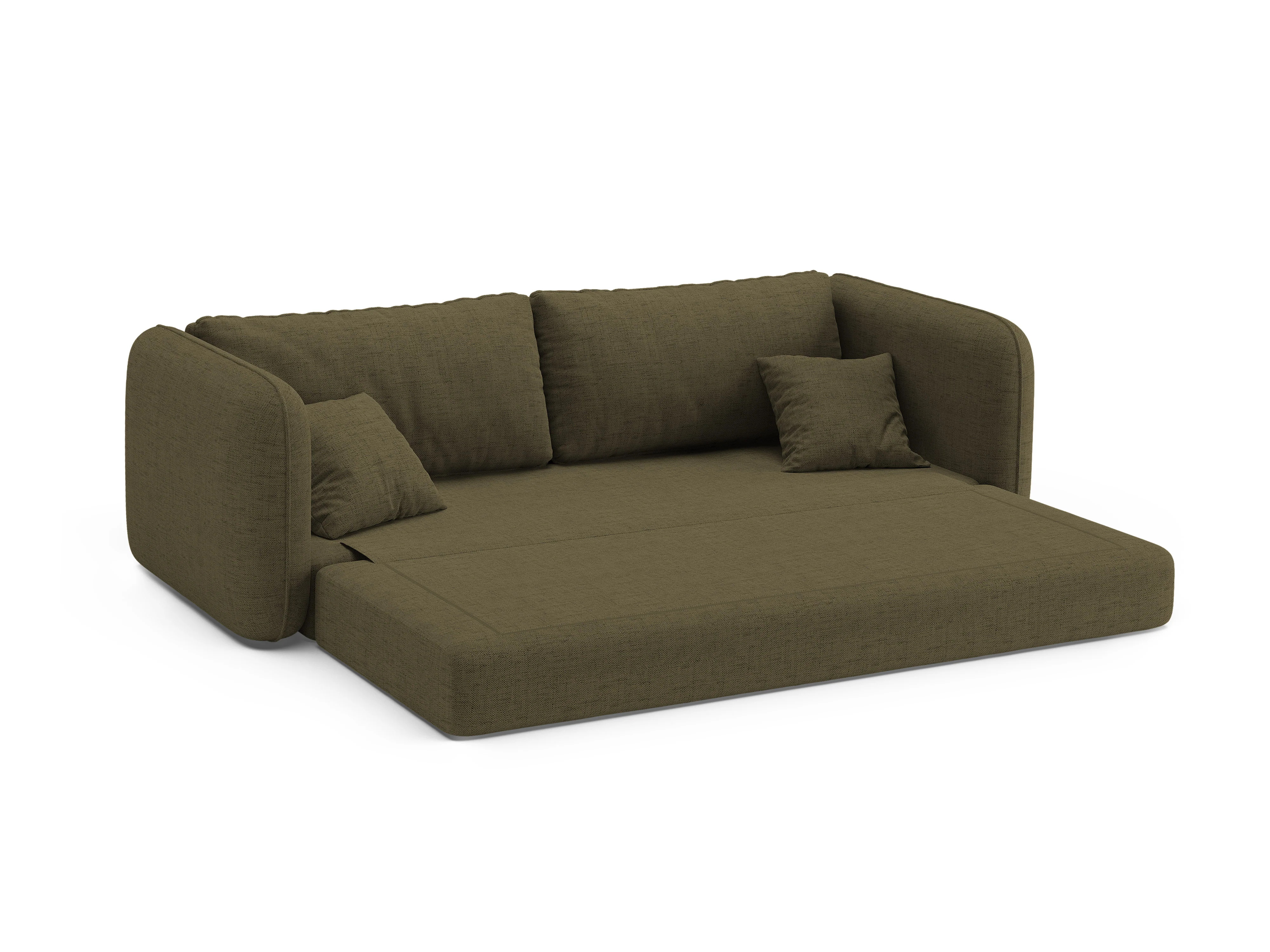 Sofa 3-osobowa z funkcją spania DORMI zielony - Image 6