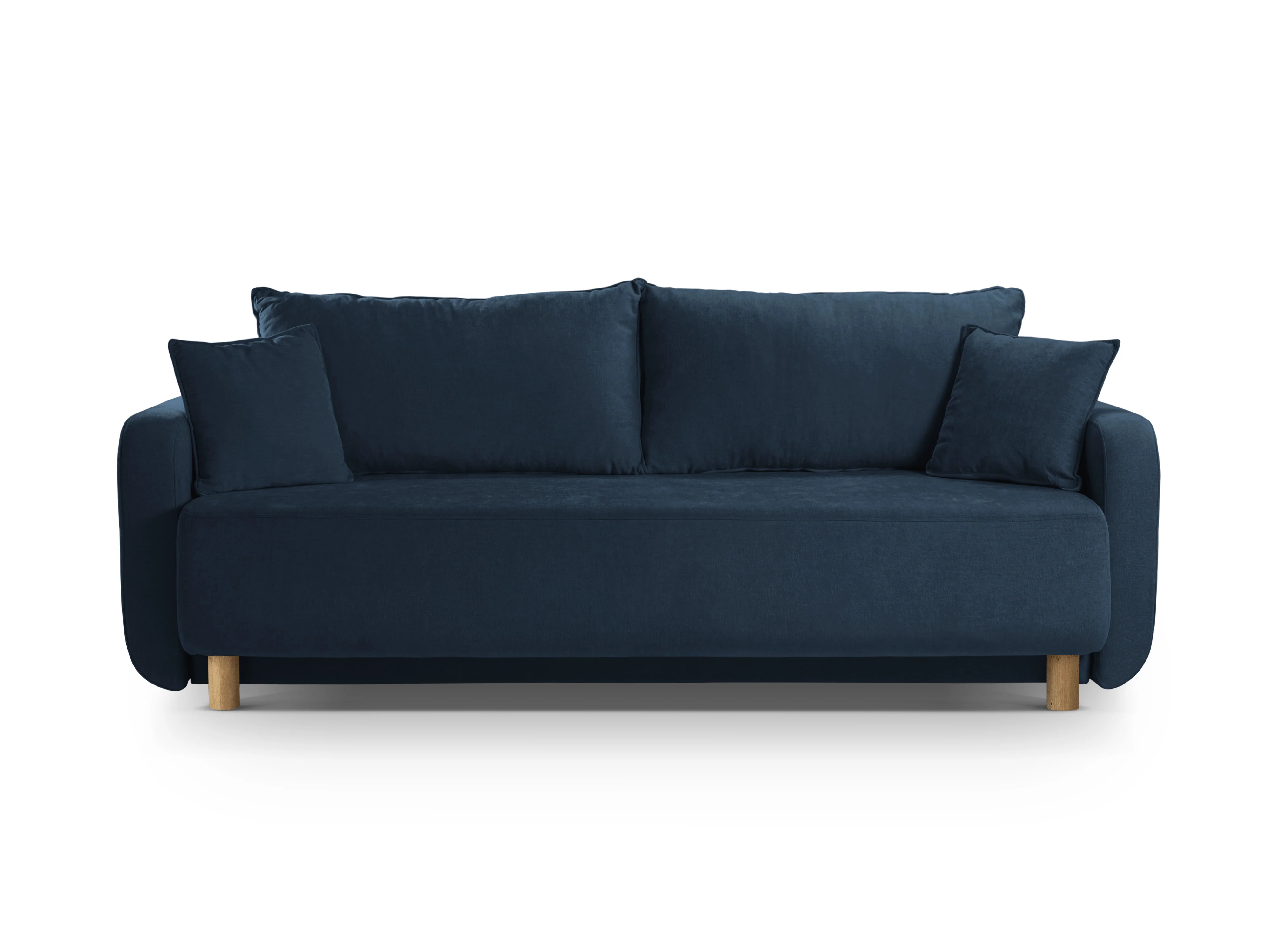 Sofa 3-osobowa z funkcją spania ELEN granatowy szenil - Image 3
