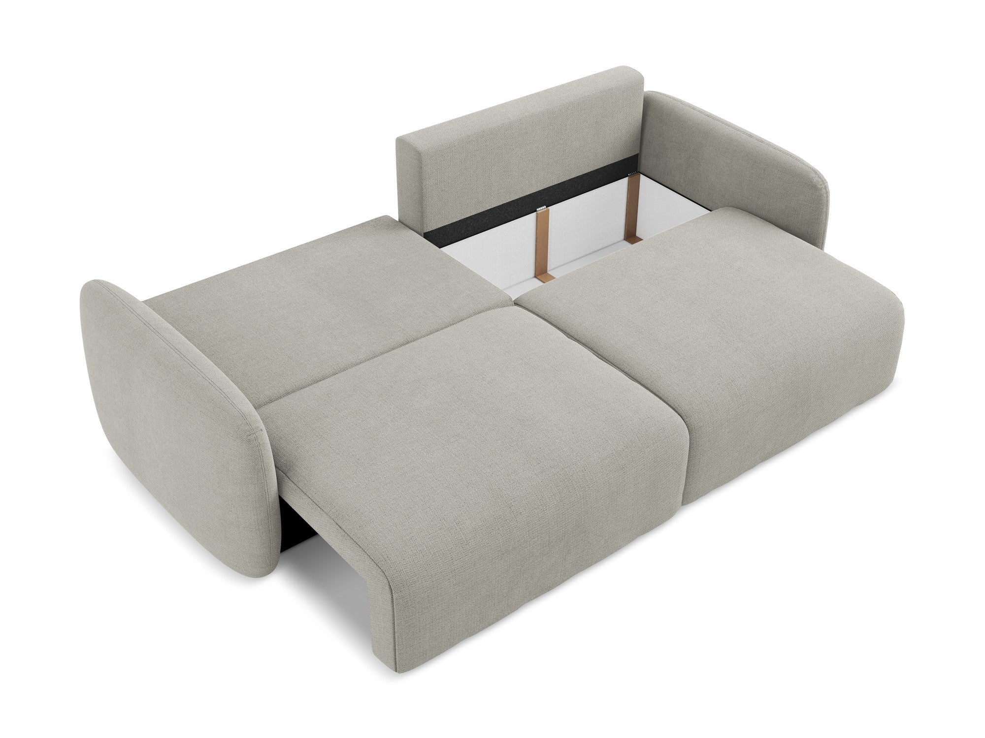 Sofa 3-osobowa z funkcją spania KALENA jasnoszary - Image 5