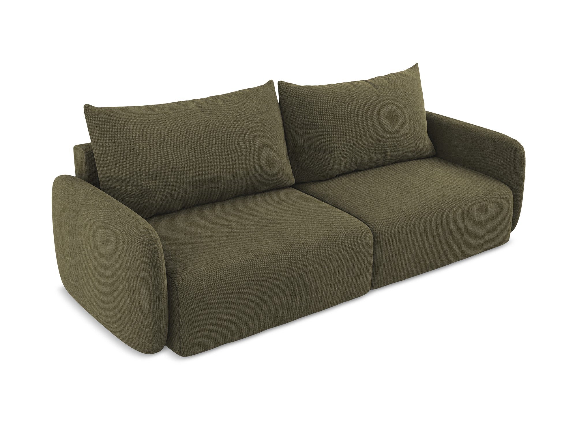 Sofa 3-osobowa z funkcją spania KALENA oliwkowy - Image 3