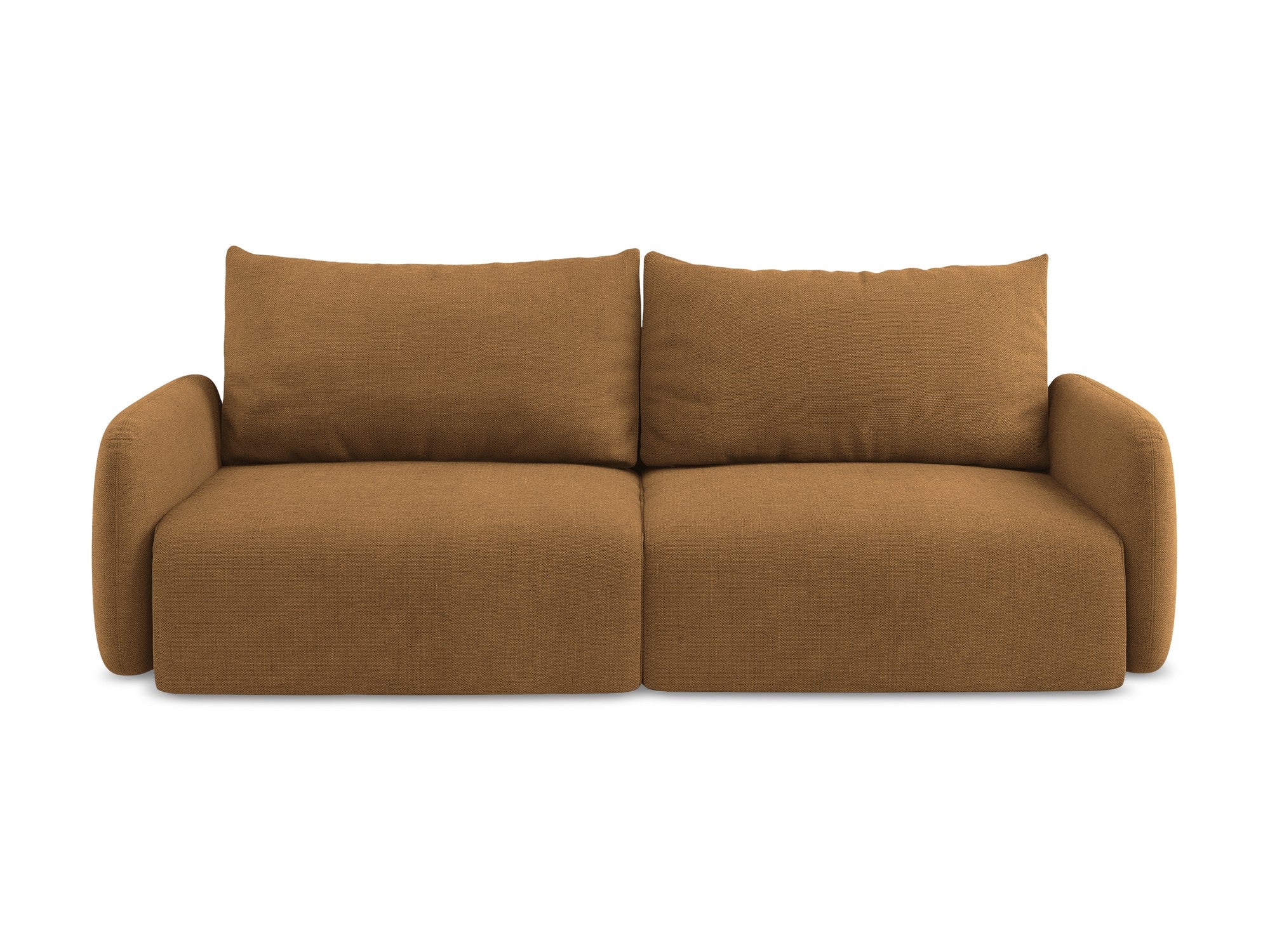 Sofa 3-osobowa z funkcją spania KALENA terakota - Image 2