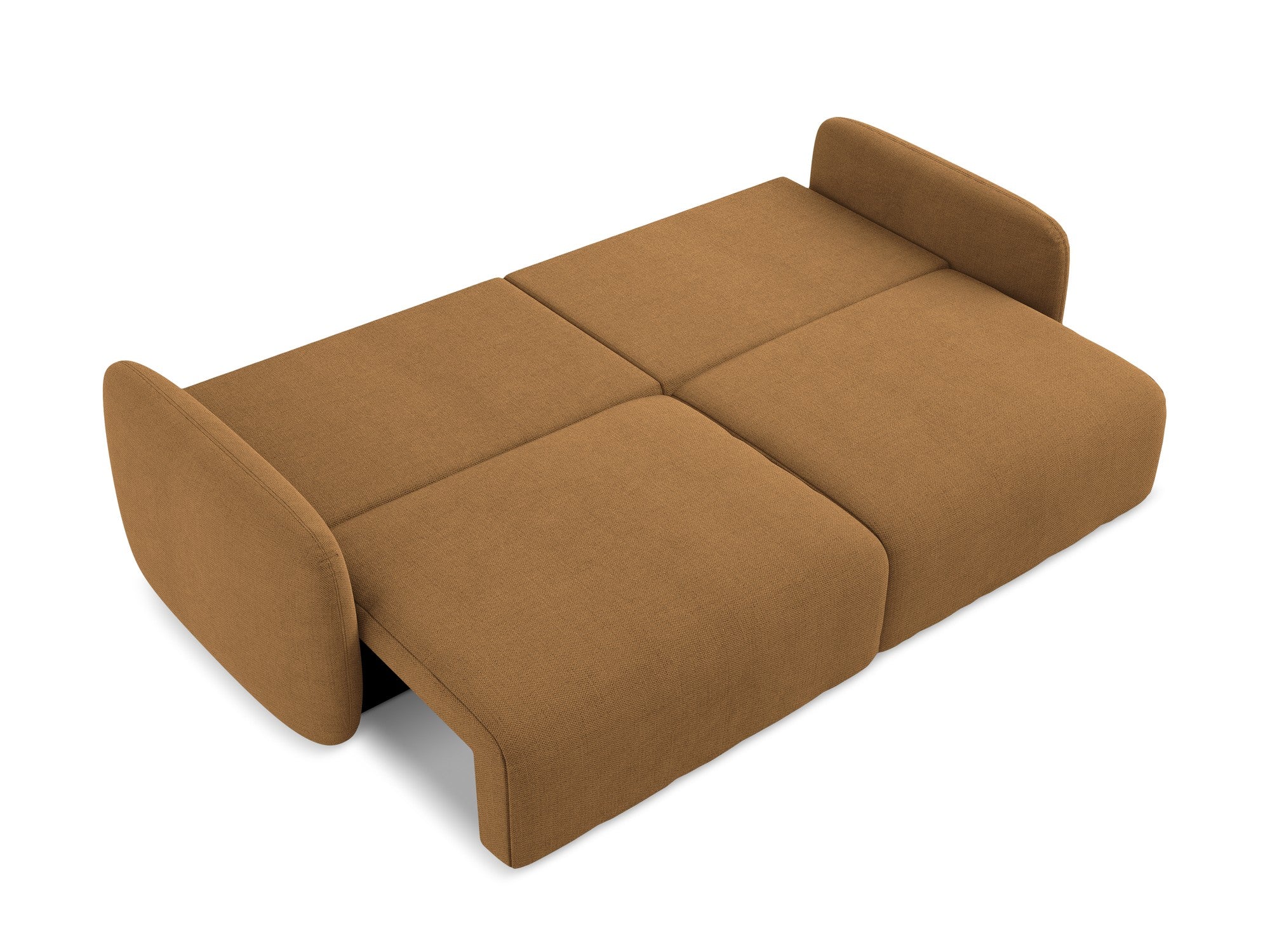Sofa 3-osobowa z funkcją spania KALENA terakota - Image 6