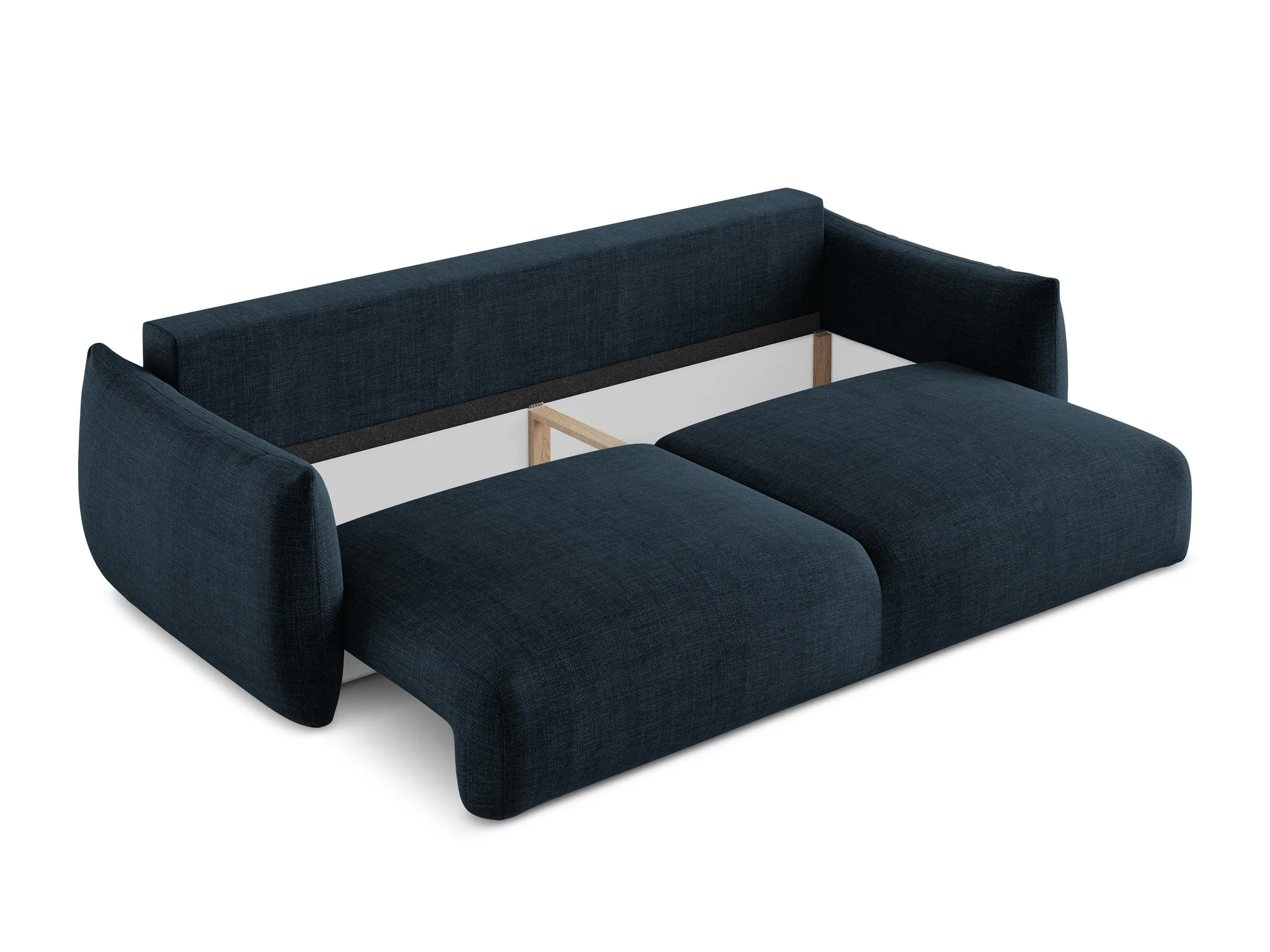 Sofa 3-osobowa z funkcją spania LEILA granat królewski - Image 6