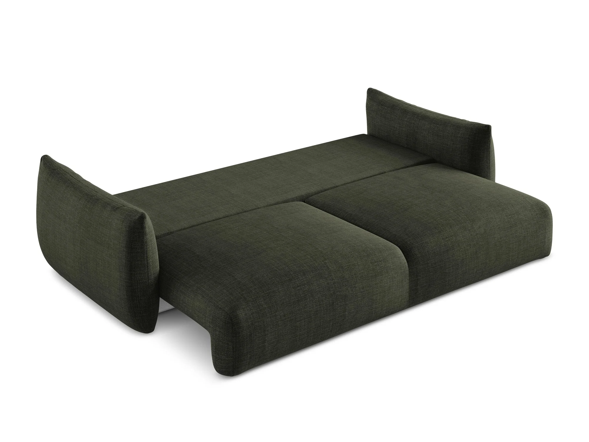 Sofa 3-osobowa z funkcją spania LEILA oliwkowy - Image 5