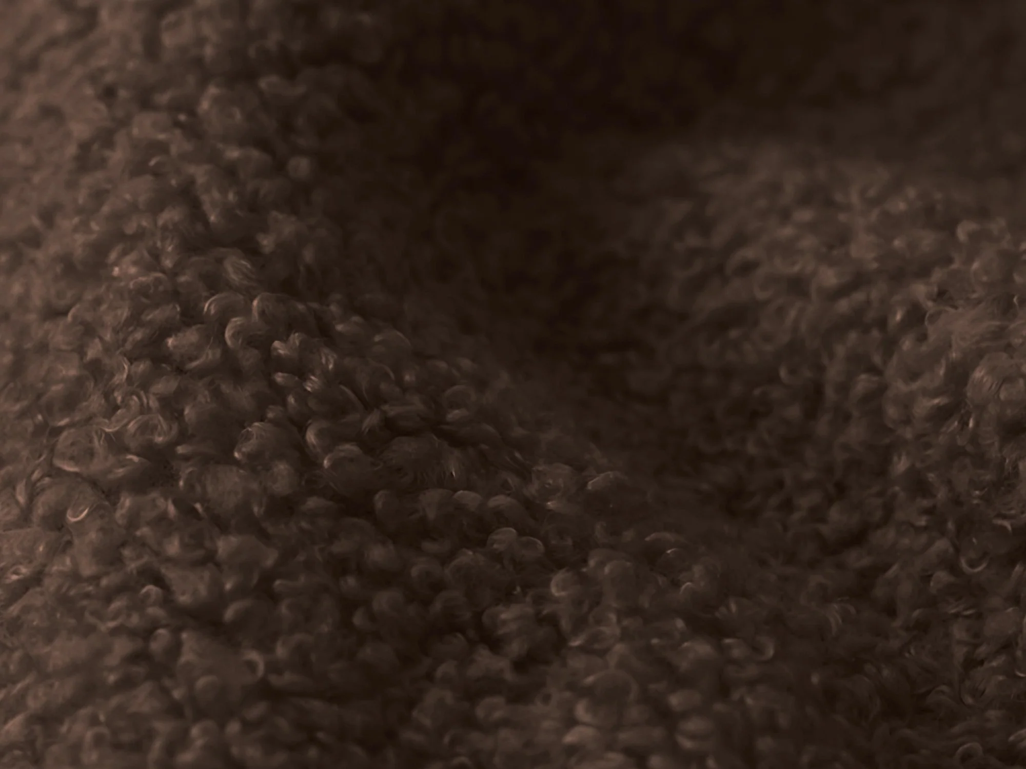 Sofa 3-osobowa z funkcją spania LOHI brązowy boucle - Image 8