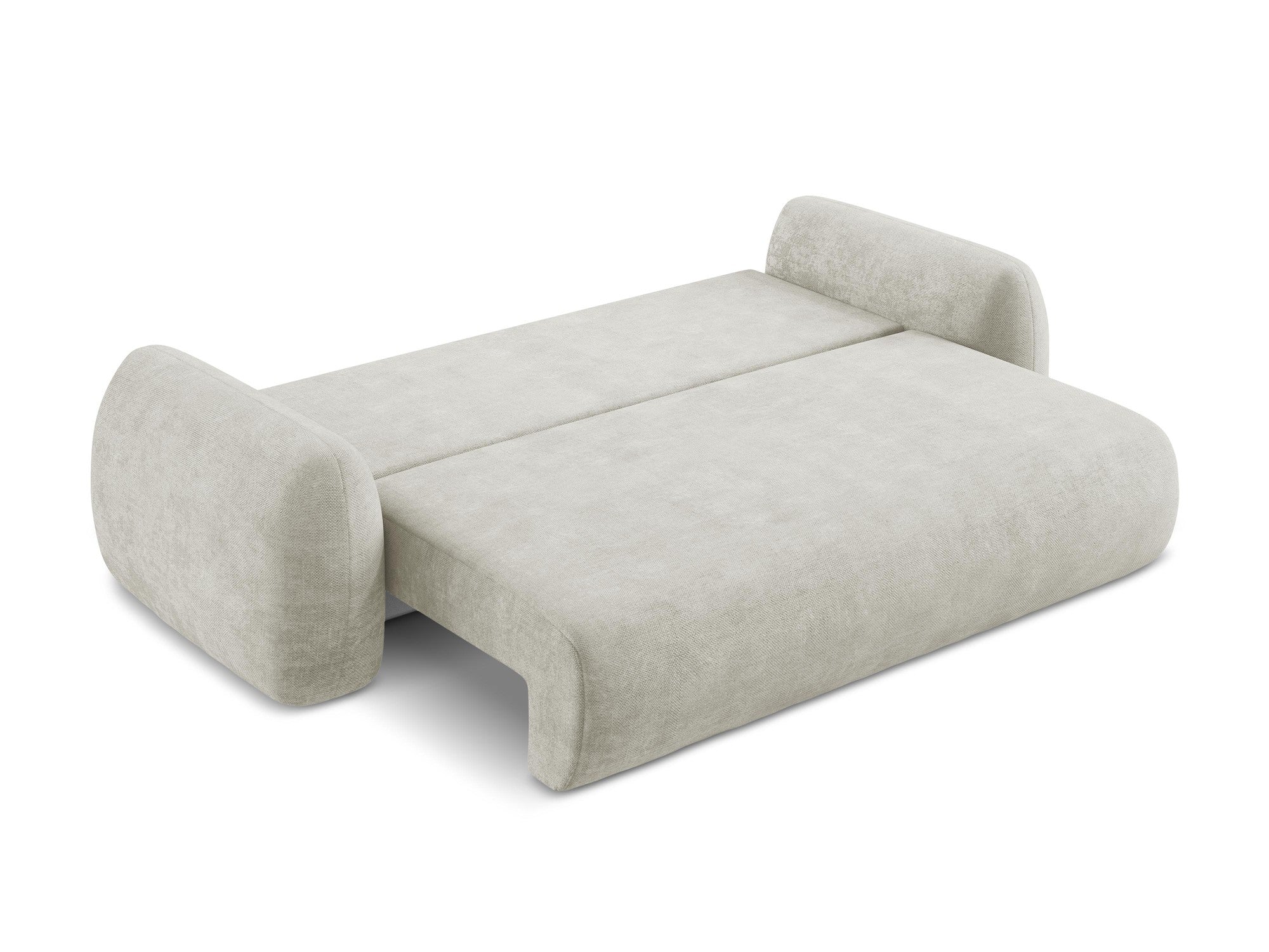 Sofa 3-osobowa z funkcją spania LOHI perłowy szenil - Image 5