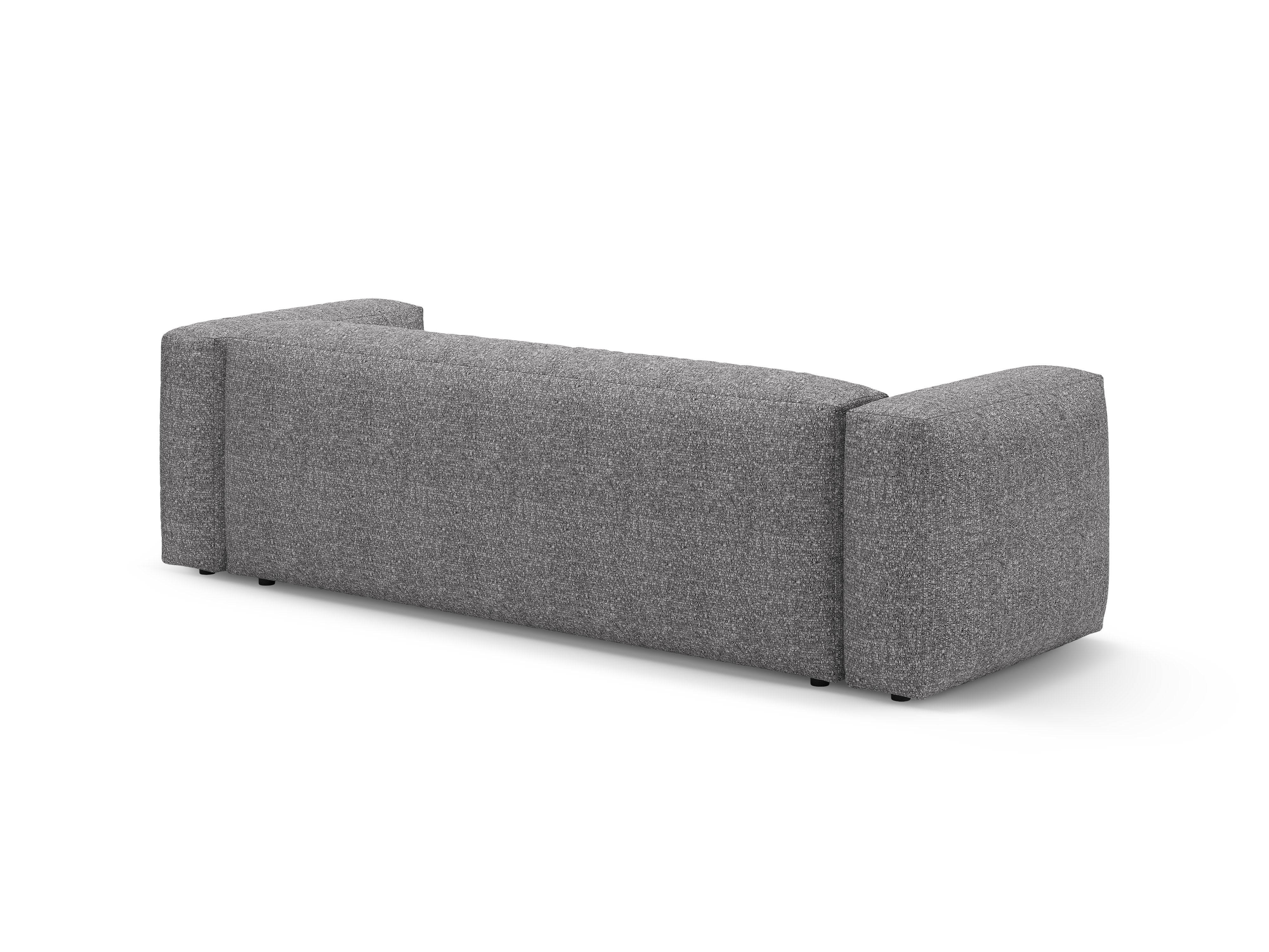 Sofa 3-osobowa z funkcją spania MARTINA grafitowy boucle - Image 5