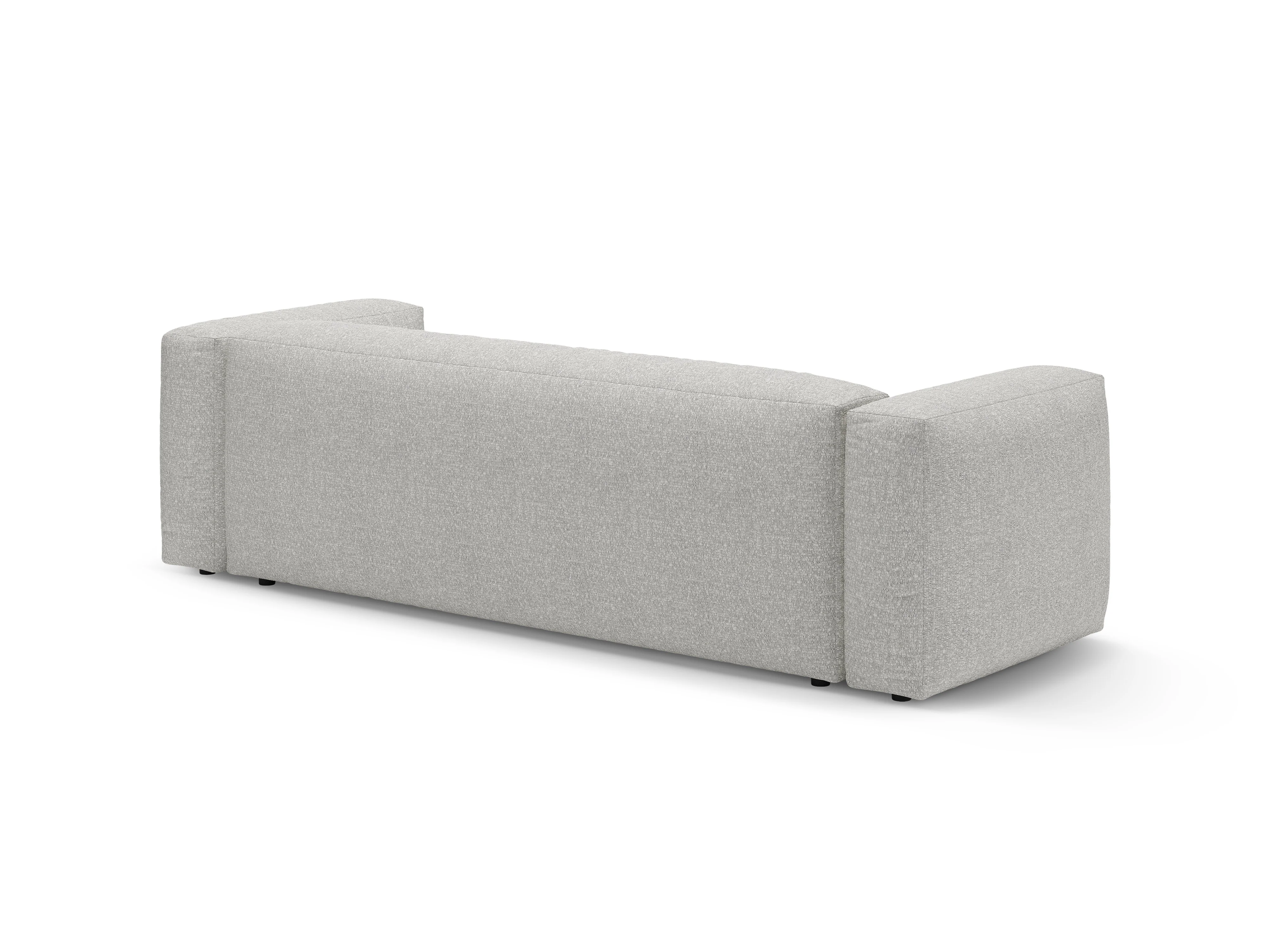 Sofa 3-osobowa z funkcją spania MARTINA szarobeżowy melanż boucle - Image 5