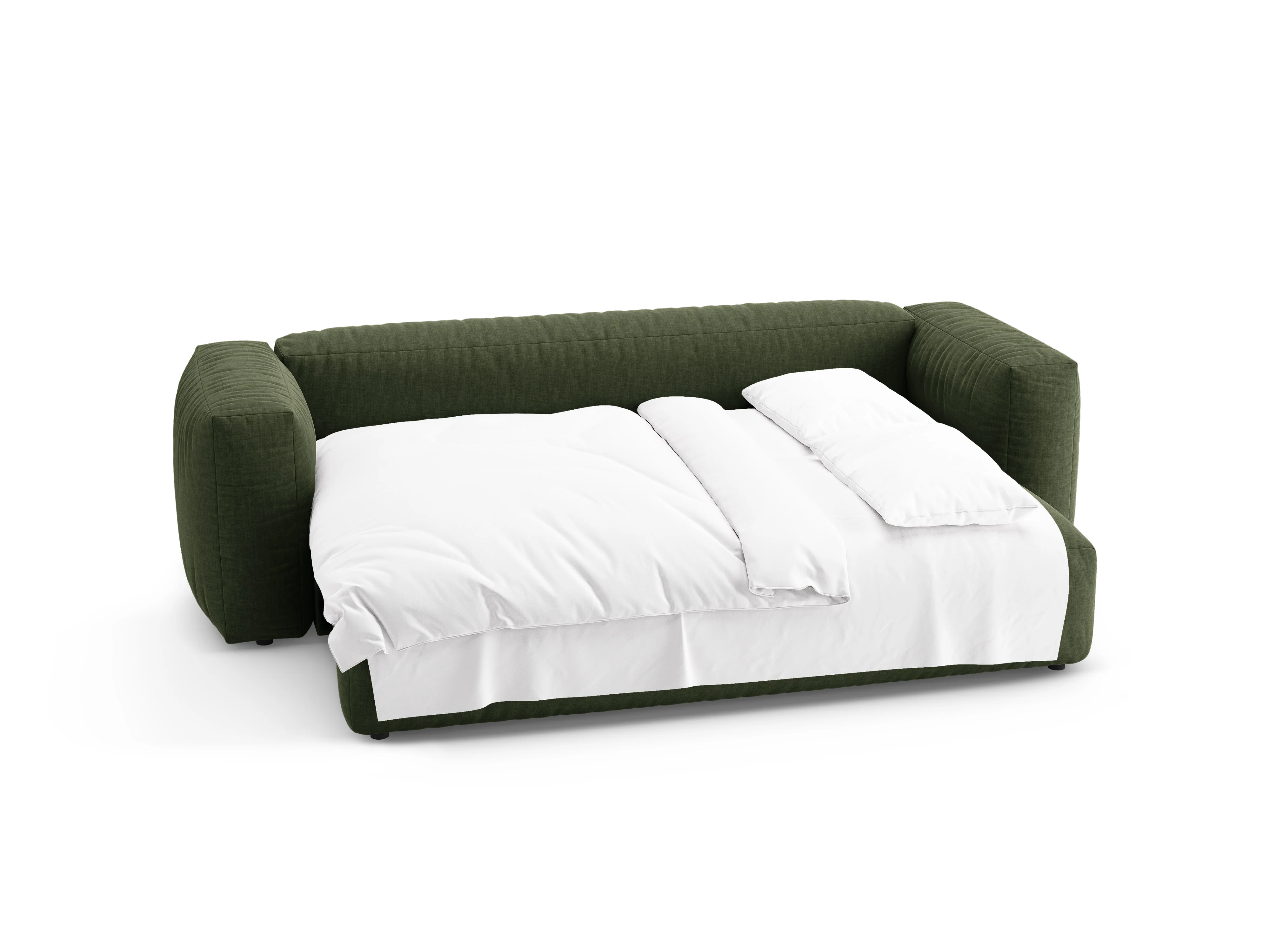 Sofa 3-osobowa z funkcją spania MARTINA zielony - Image 7