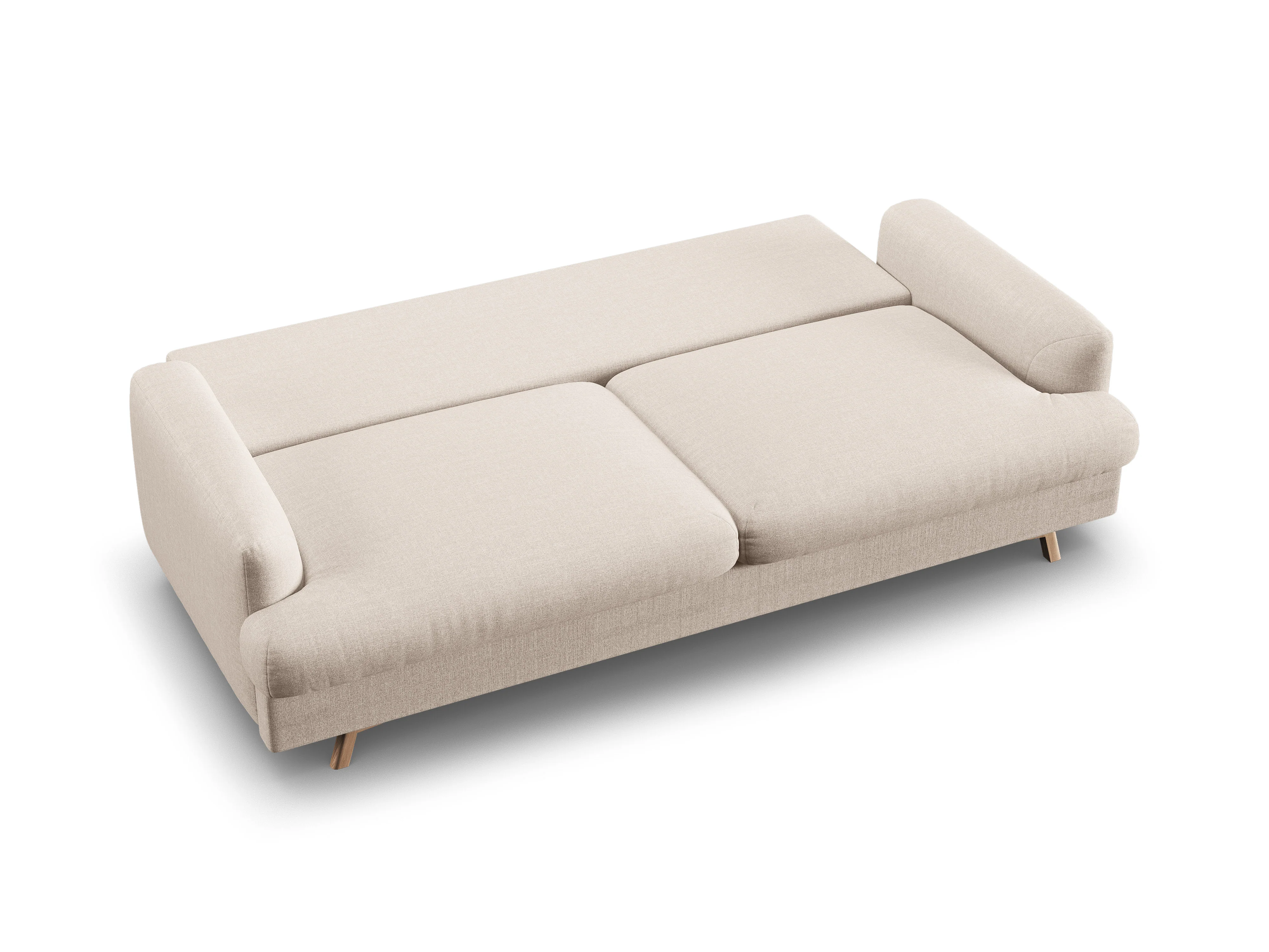 Sofa 3-osobowa z funkcją spania NAOMI beżowy - Image 5
