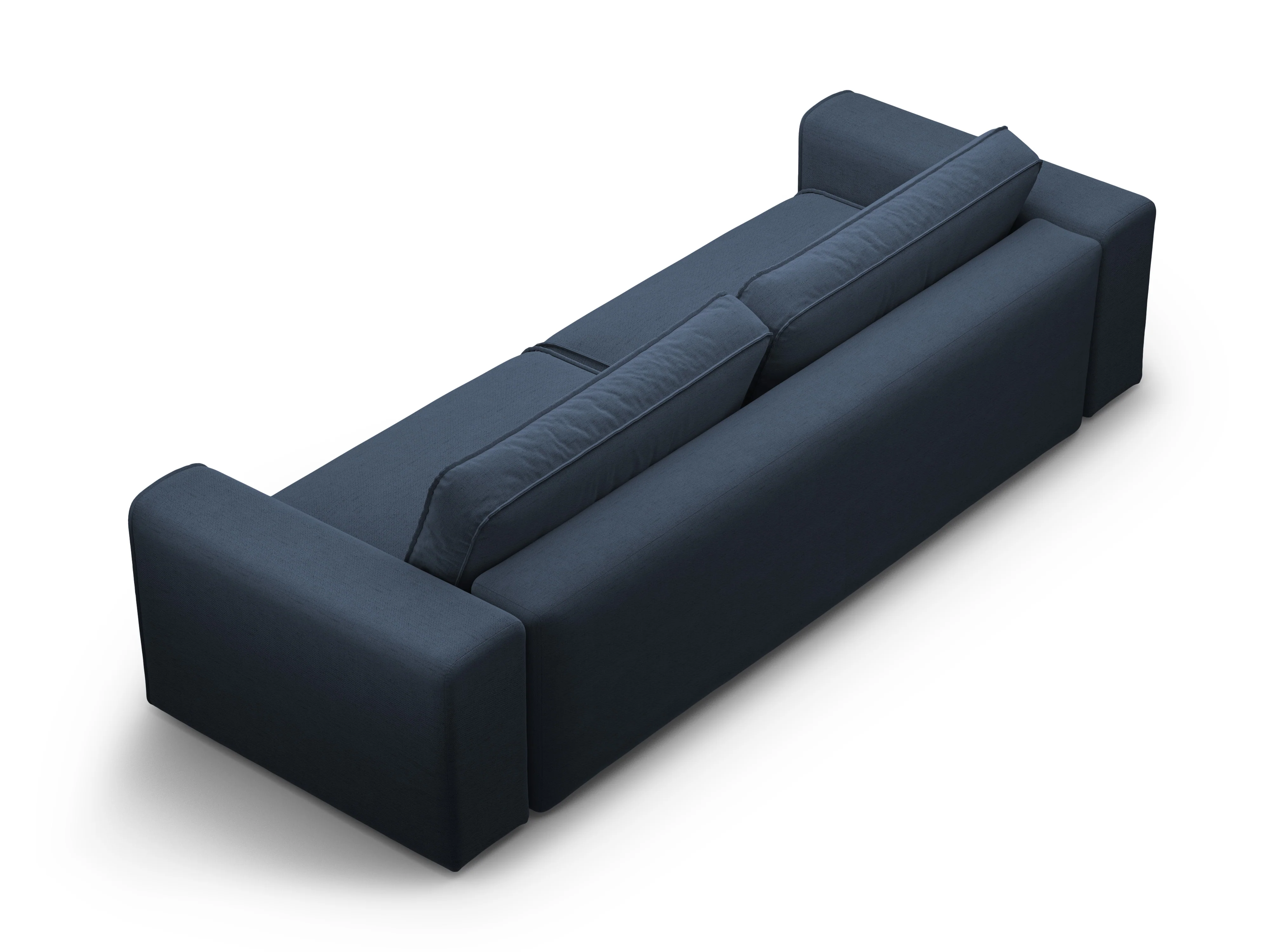 Sofa 3-osobowa z funkcją spania VICTOR granat królewski szenil - Image 3