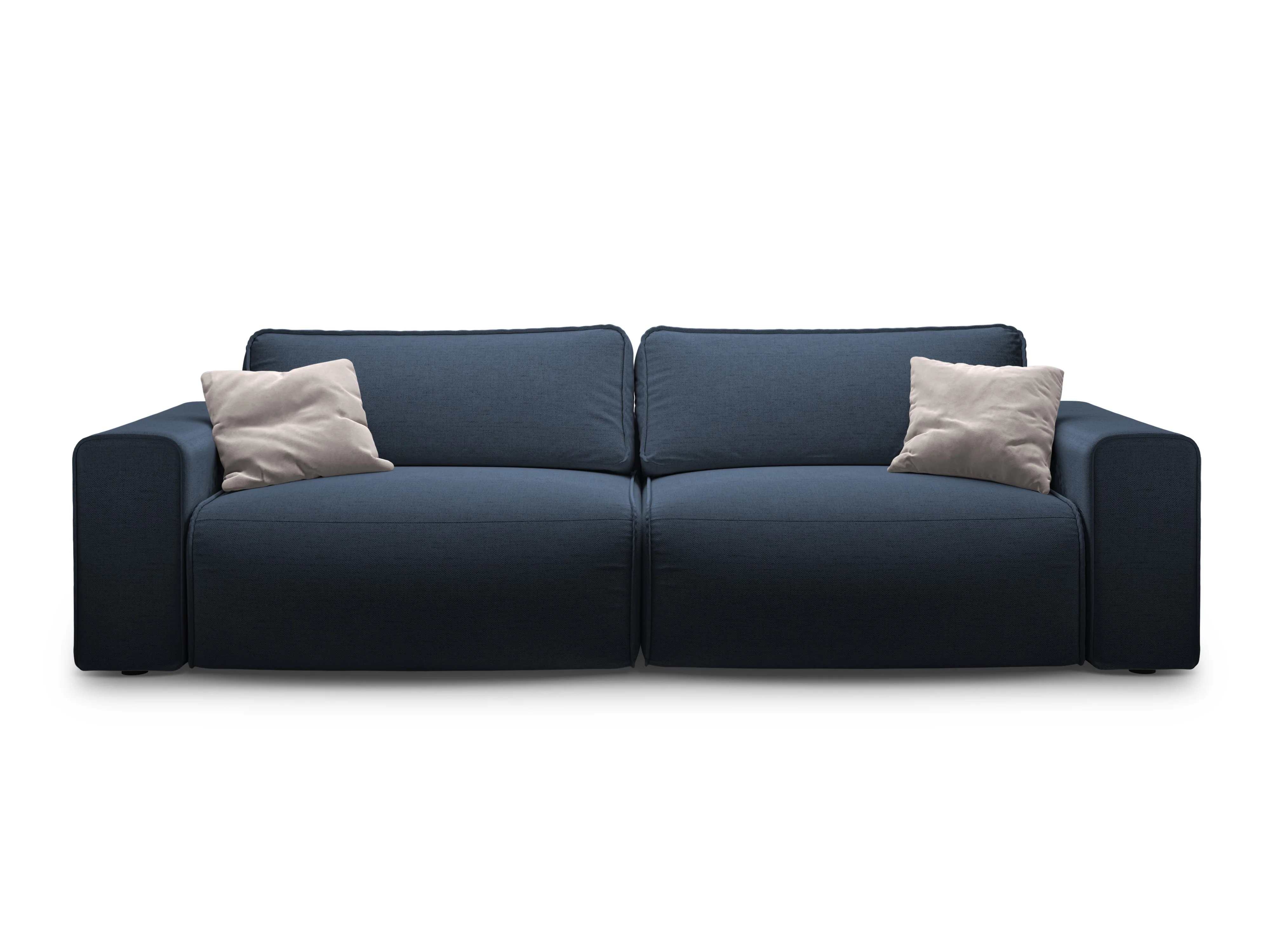 Sofa 3-osobowa z funkcją spania VICTOR granat królewski szenil - Image 5