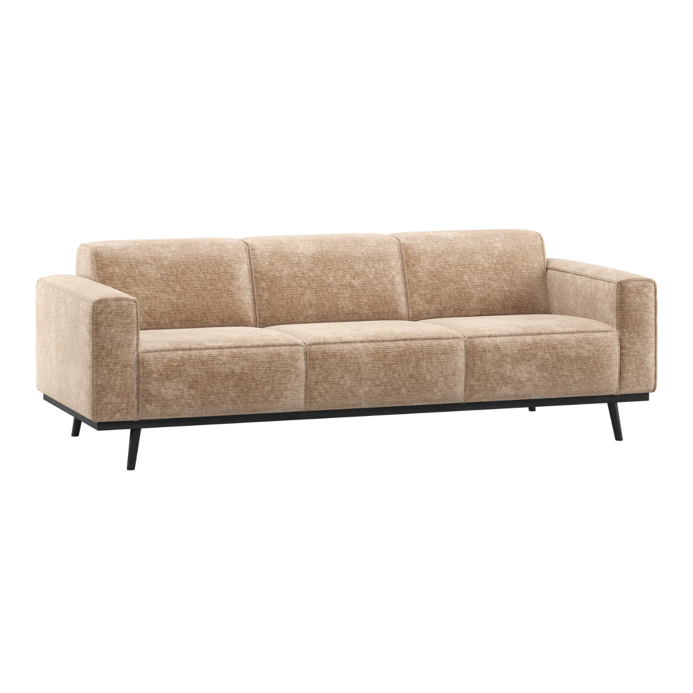 Sofa 3-osobowa STATEMENT brzoskwiniowy szenil