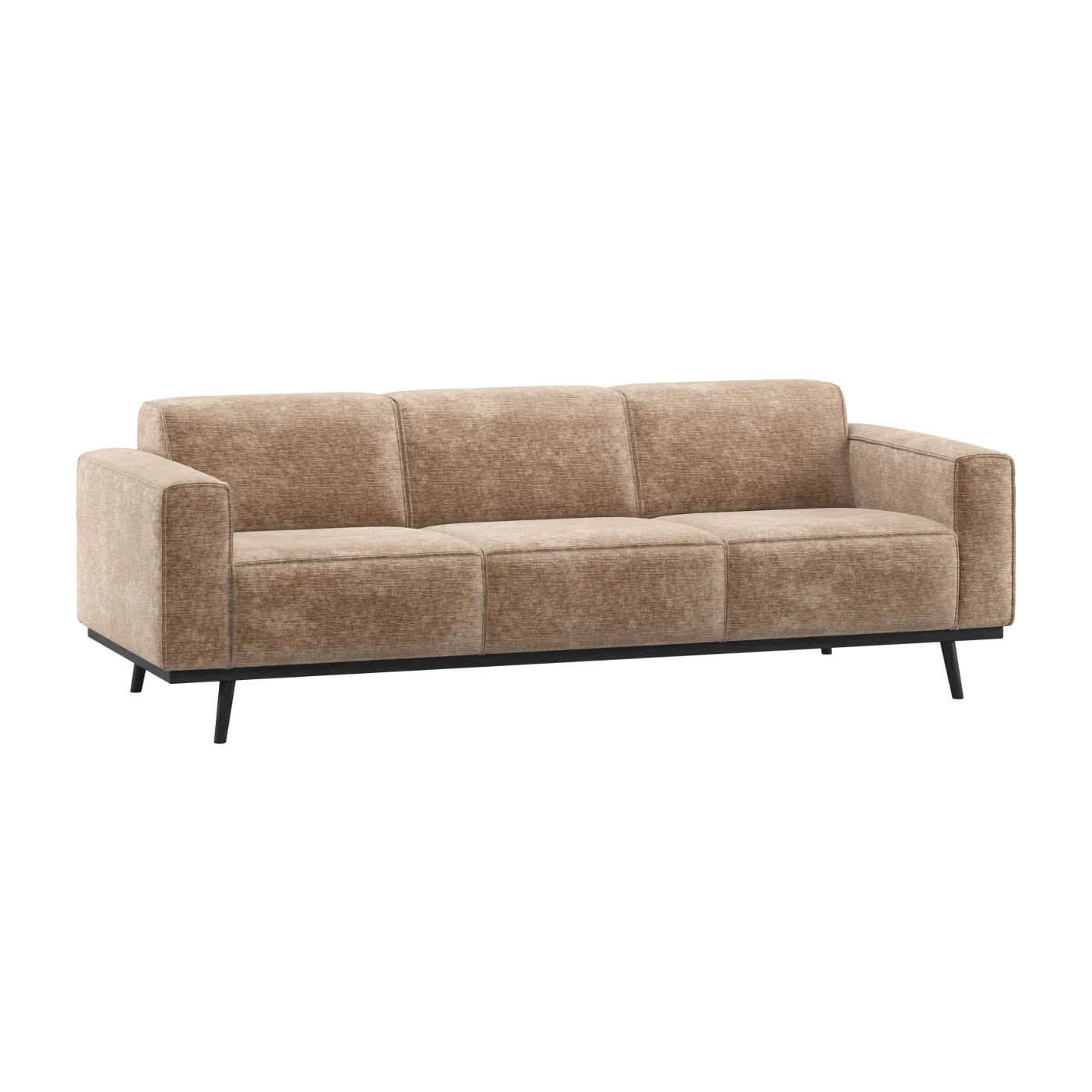 Sofa 3-osobowa STATEMENT ciemnobeżowy szenil