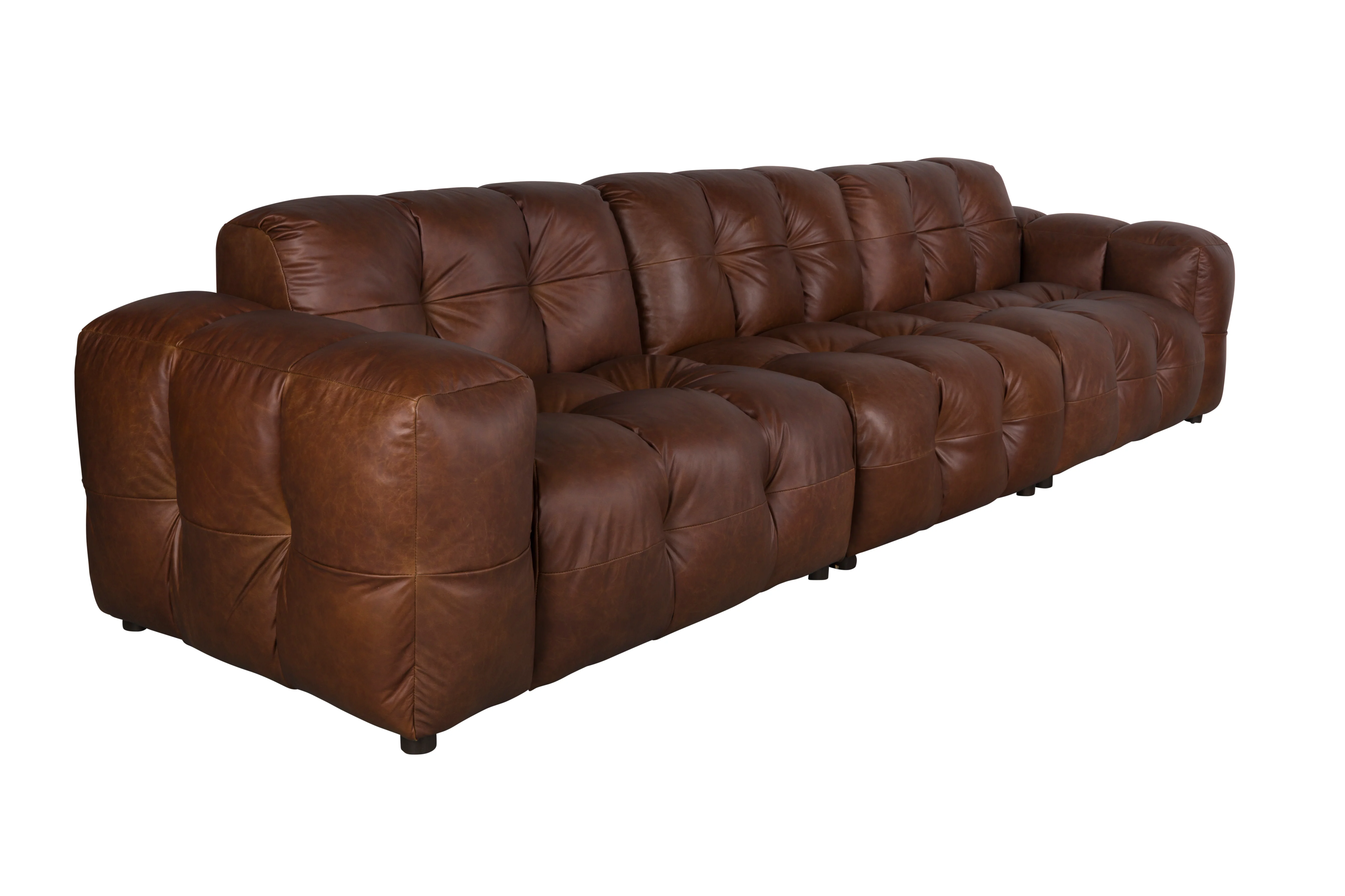 Sofa 4,5-osobowa HACKMAN czekoladowa skóra - Image 8