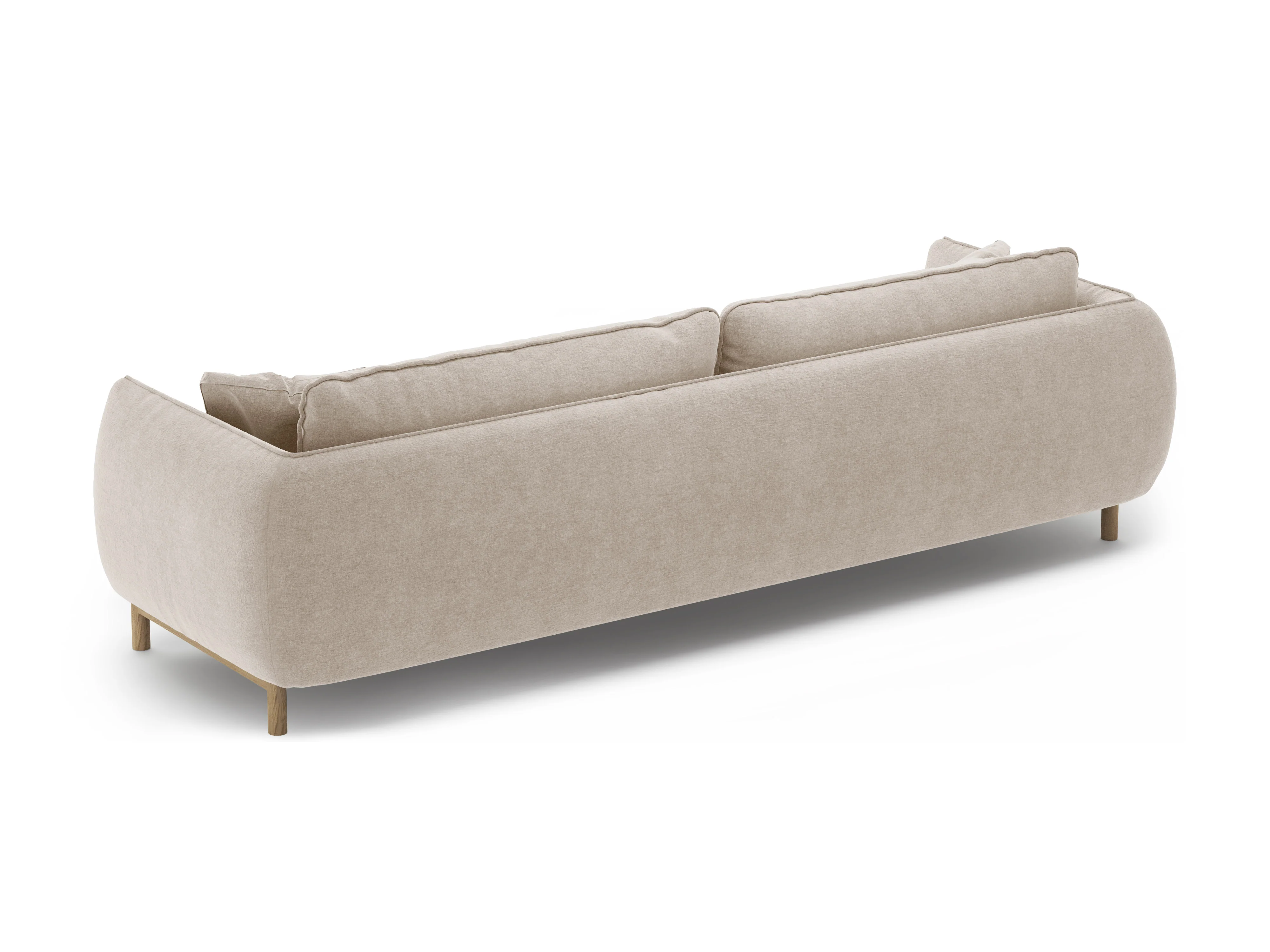 Sofa 4-osobowa ADA jasnobeżowy szenil - Image 4