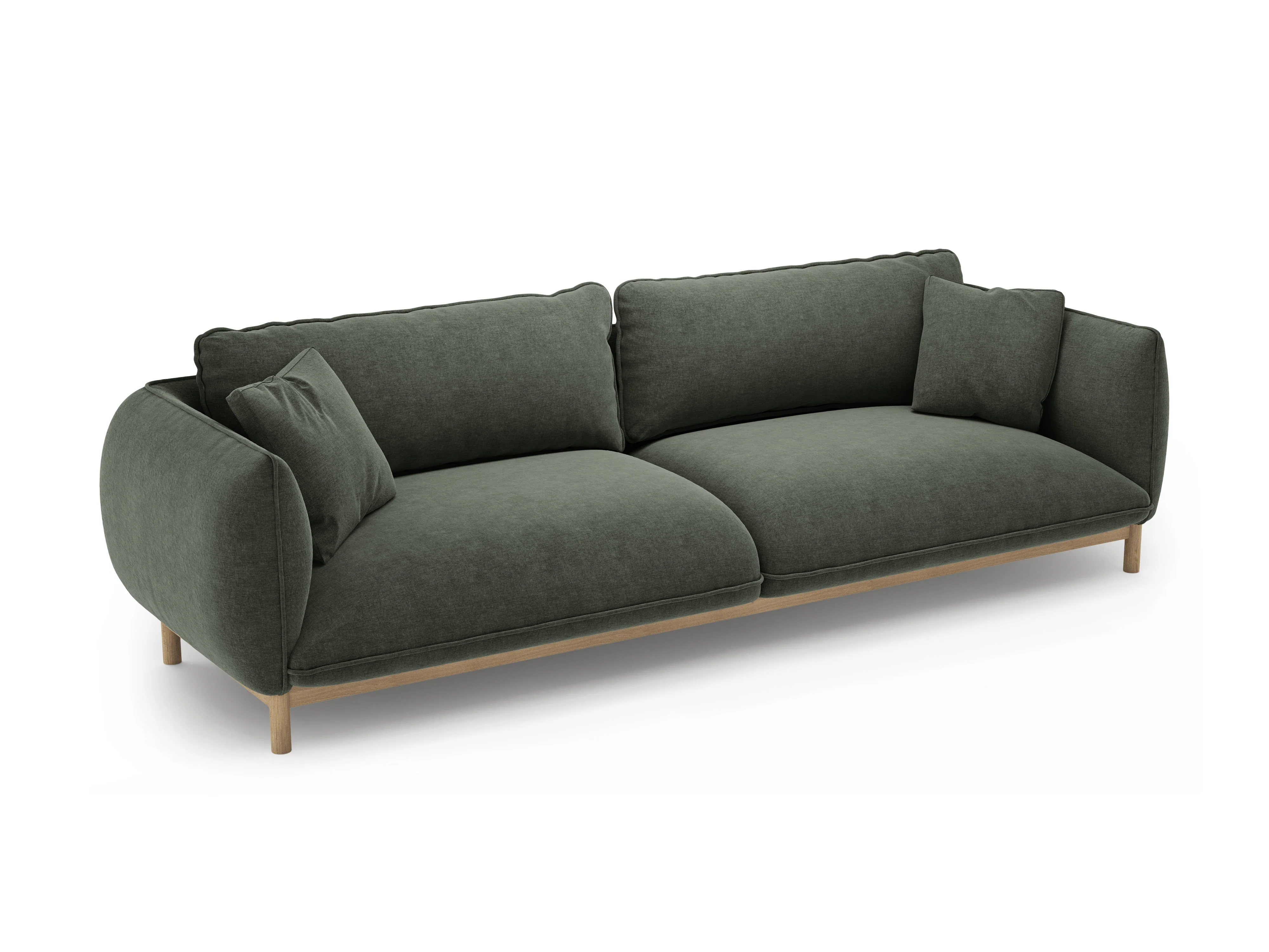 Sofa 4-osobowa ADA zielony szenil - Image 3