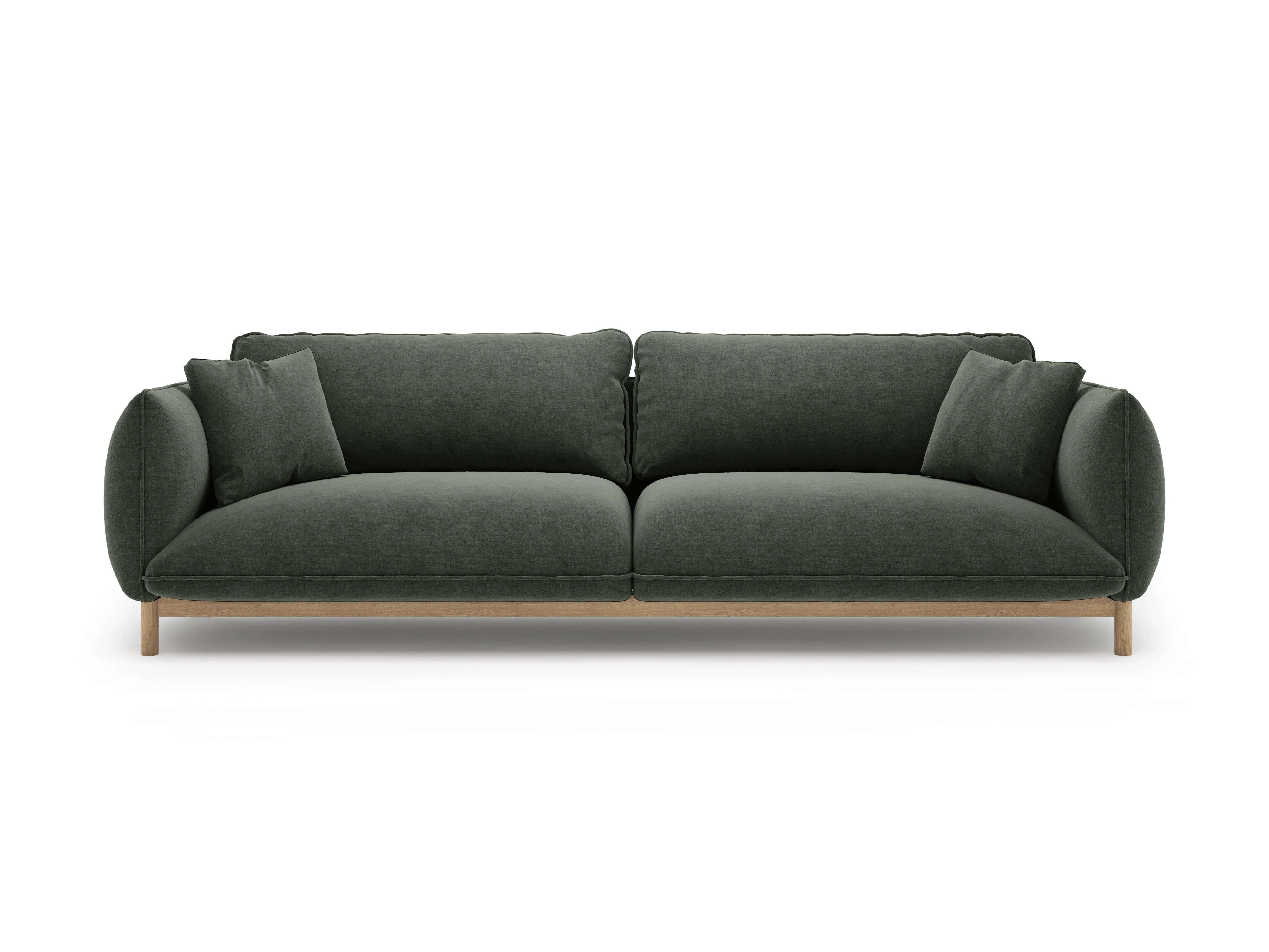 Sofa 4-osobowa ADA zielony szenil - Image 5