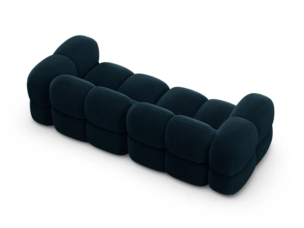 Sofa 4-osobowa aksamitna LORETTO petrol - Image 5