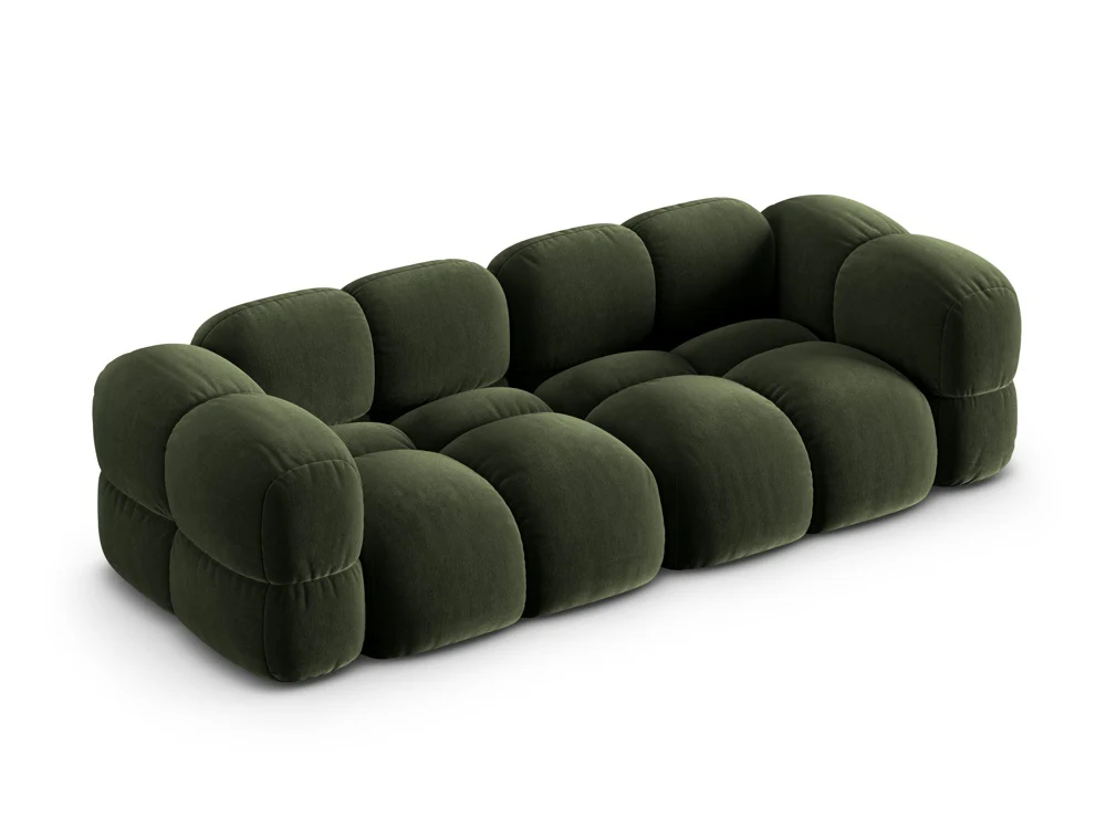 Sofa 4-osobowa aksamitna LORETTO zielony - Image 4