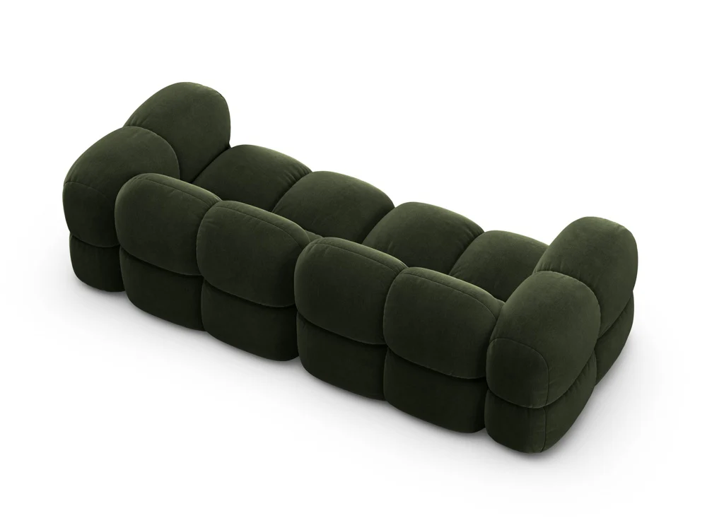Sofa 4-osobowa aksamitna LORETTO zielony - Image 5