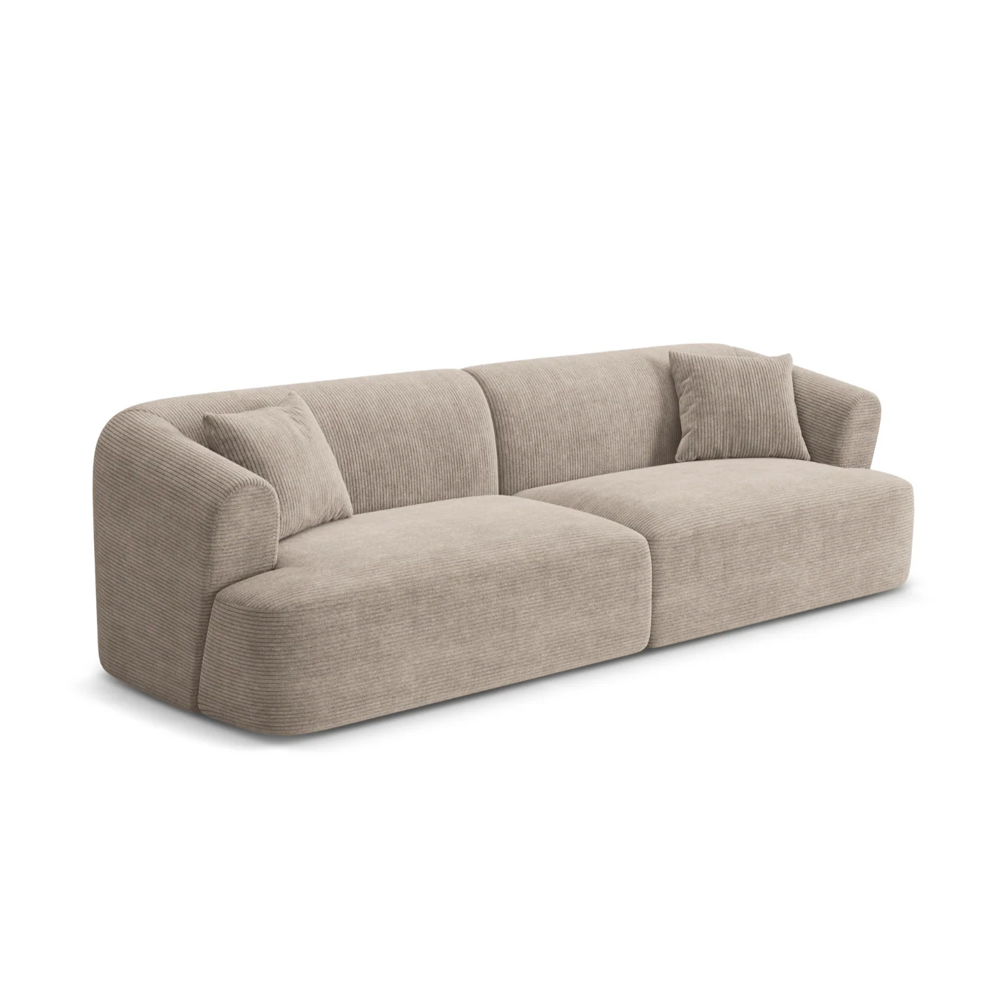 Sofa 4-osobowa CAMPI beżowy sztruks