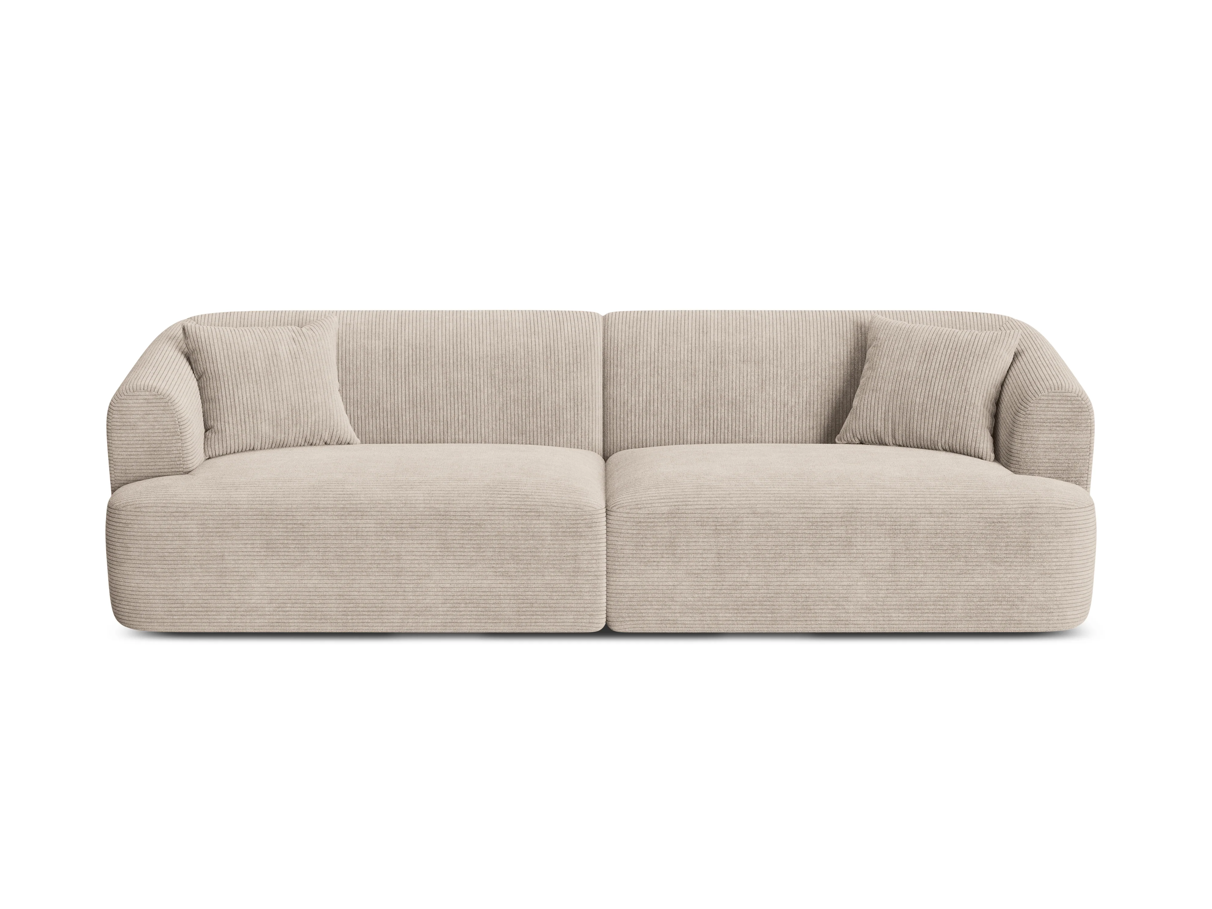 Sofa 4-osobowa CAMPI beżowy sztruks - Image 3