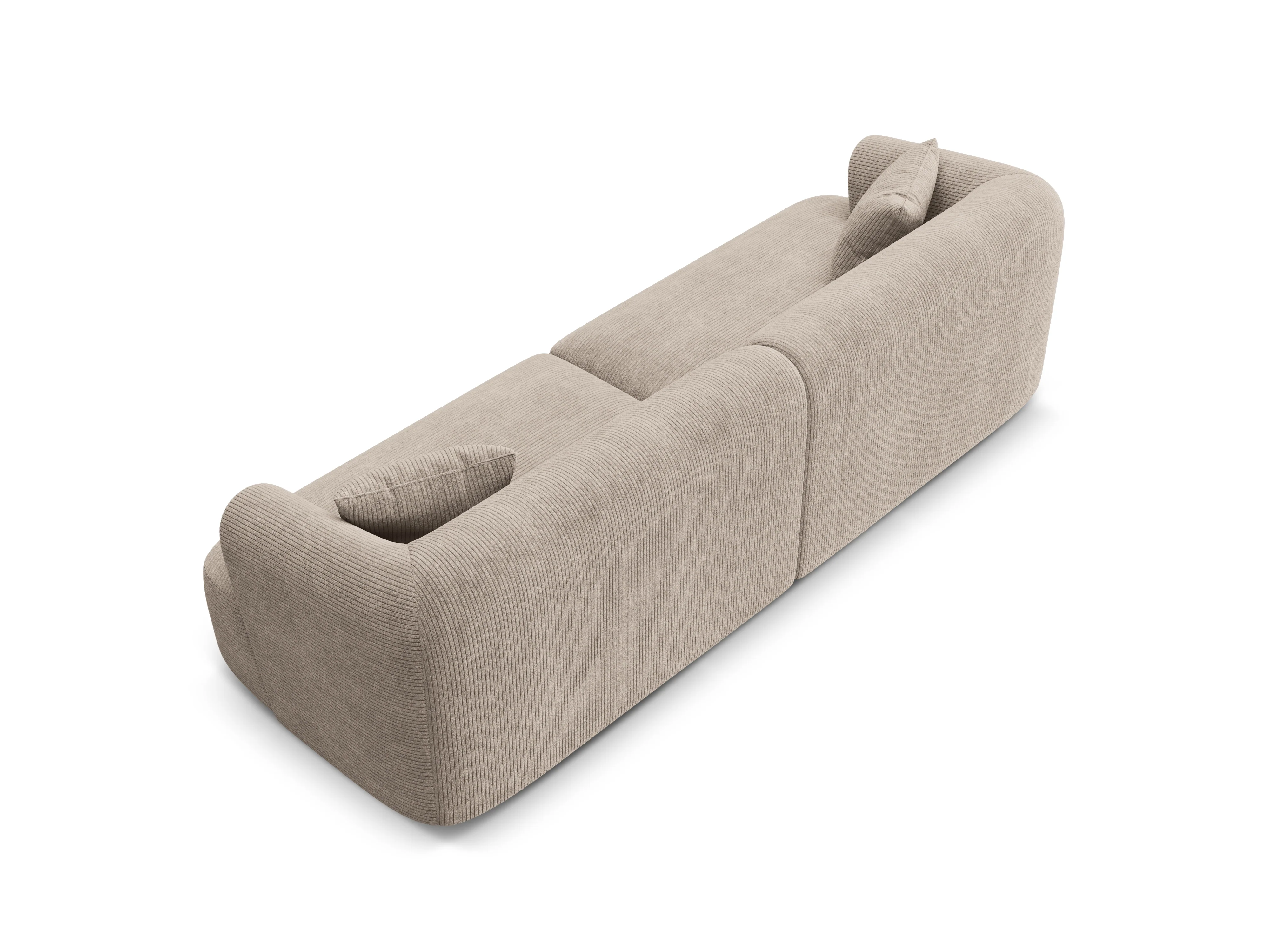 Sofa 4-osobowa CAMPI beżowy sztruks - Image 5