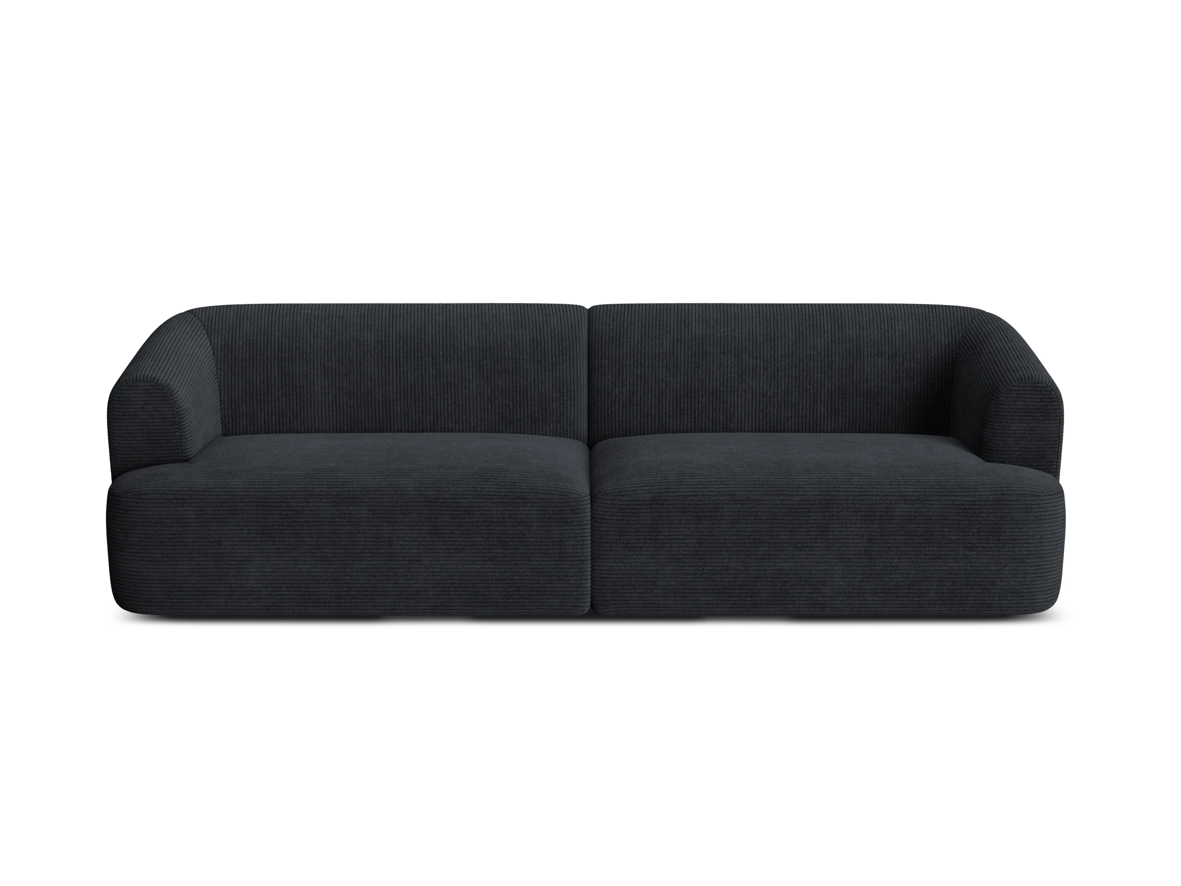 Sofa 4-osobowa CAMPI czarny sztruks - Image 4