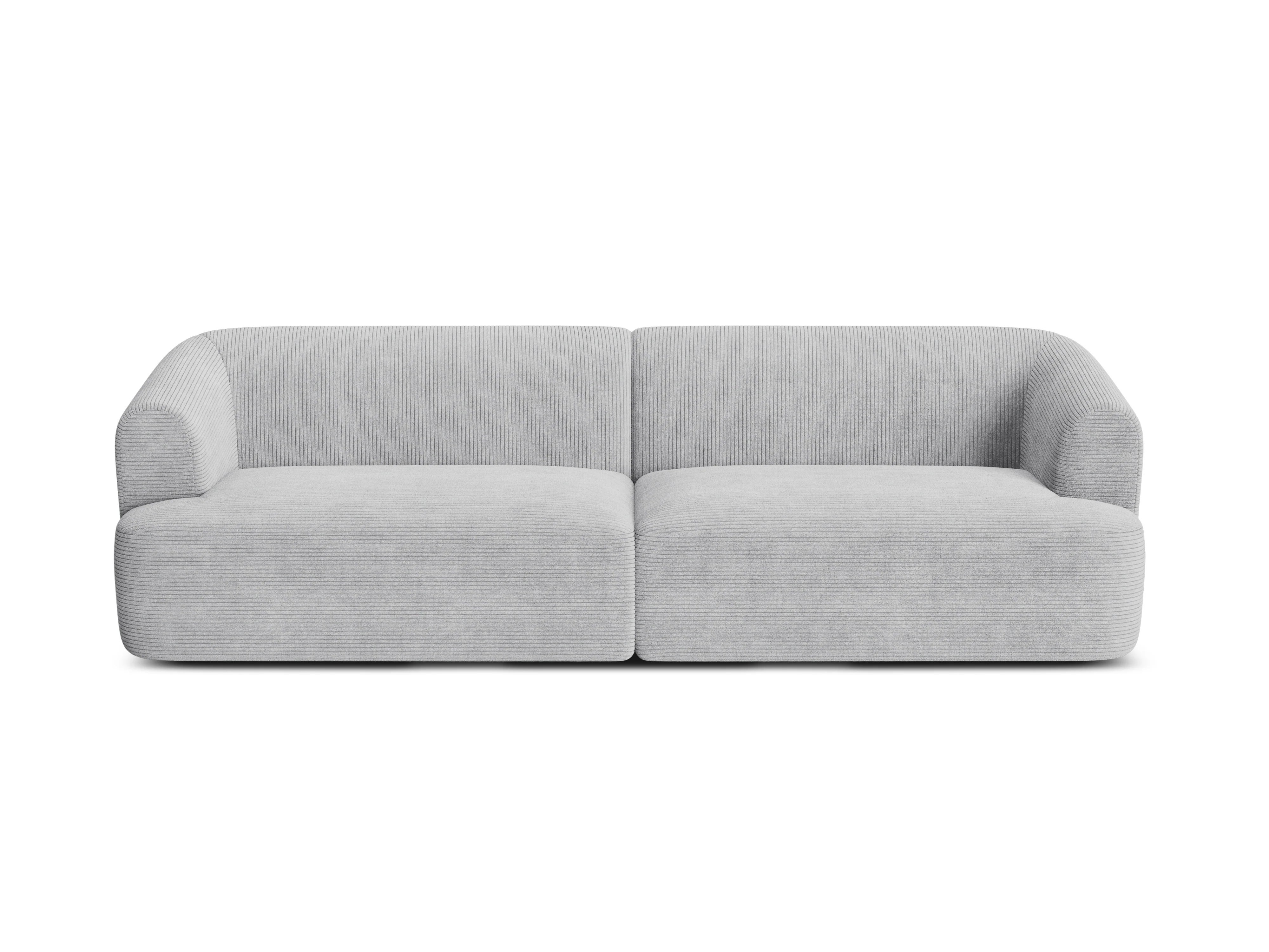Sofa 4-osobowa CAMPI jasnoszary sztruks - Image 4