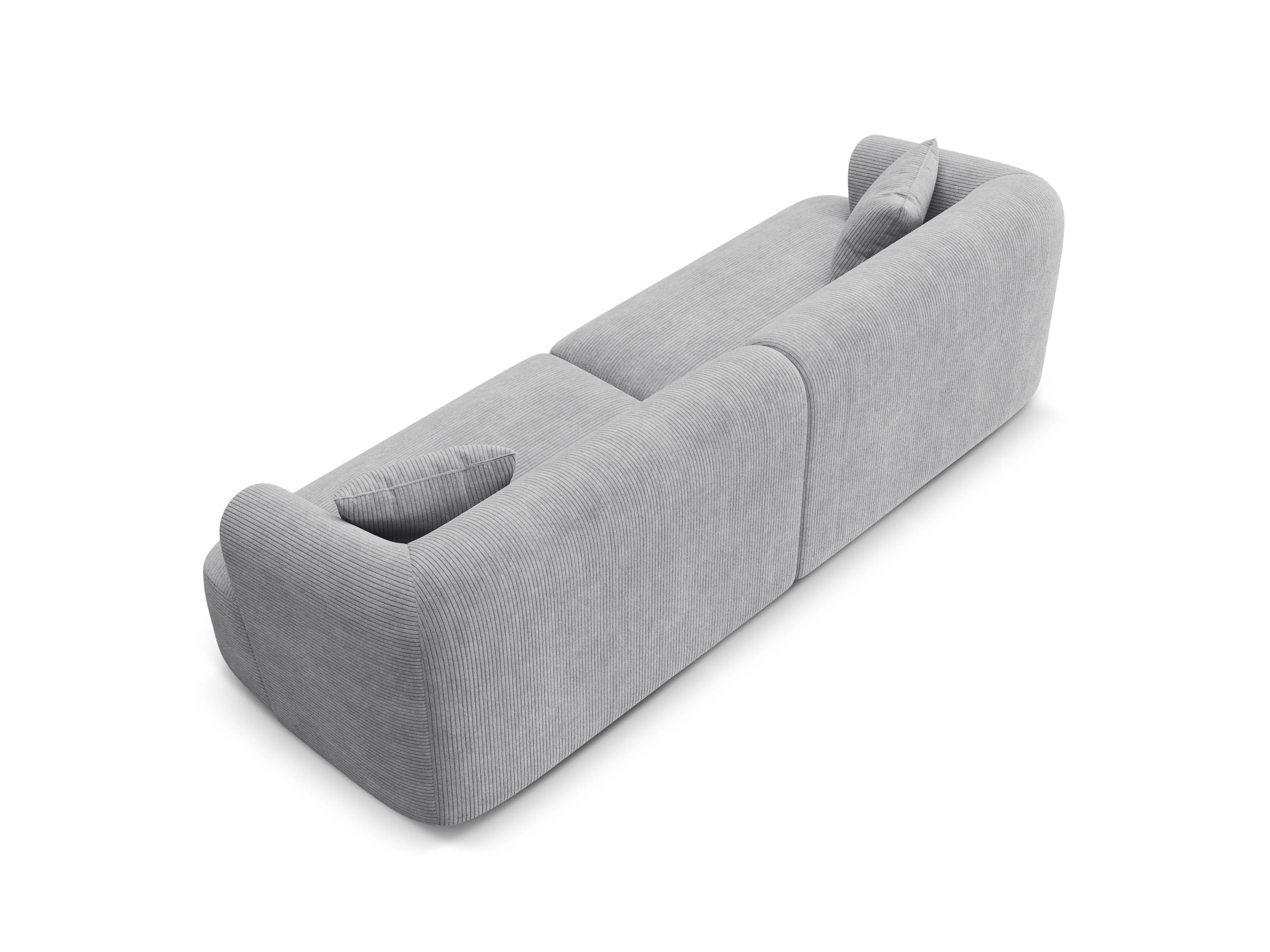 Sofa 4-osobowa CAMPI jasnoszary sztruks - Image 5