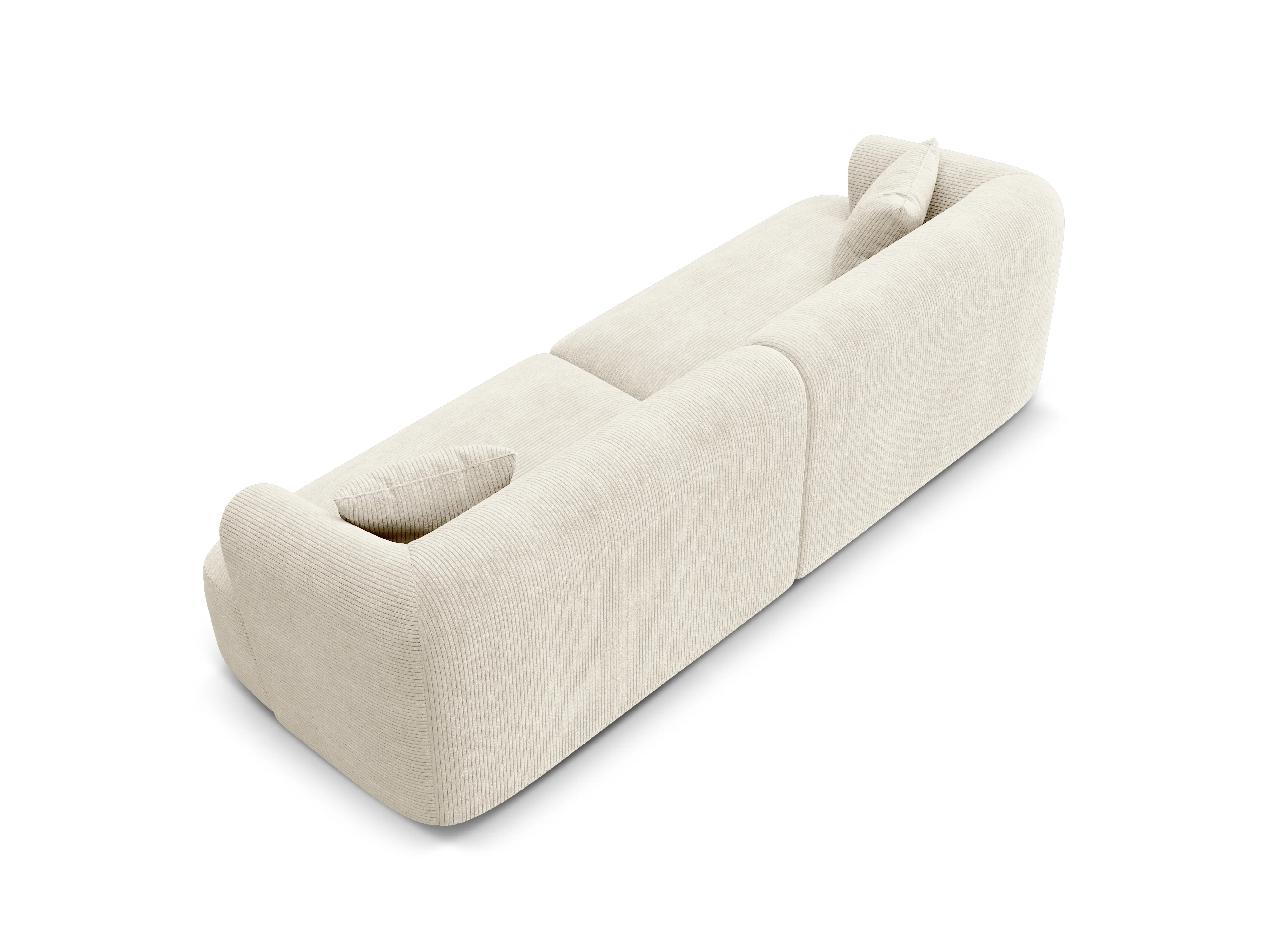 Sofa 4-osobowa CAMPI kremowy sztruks - Image 4