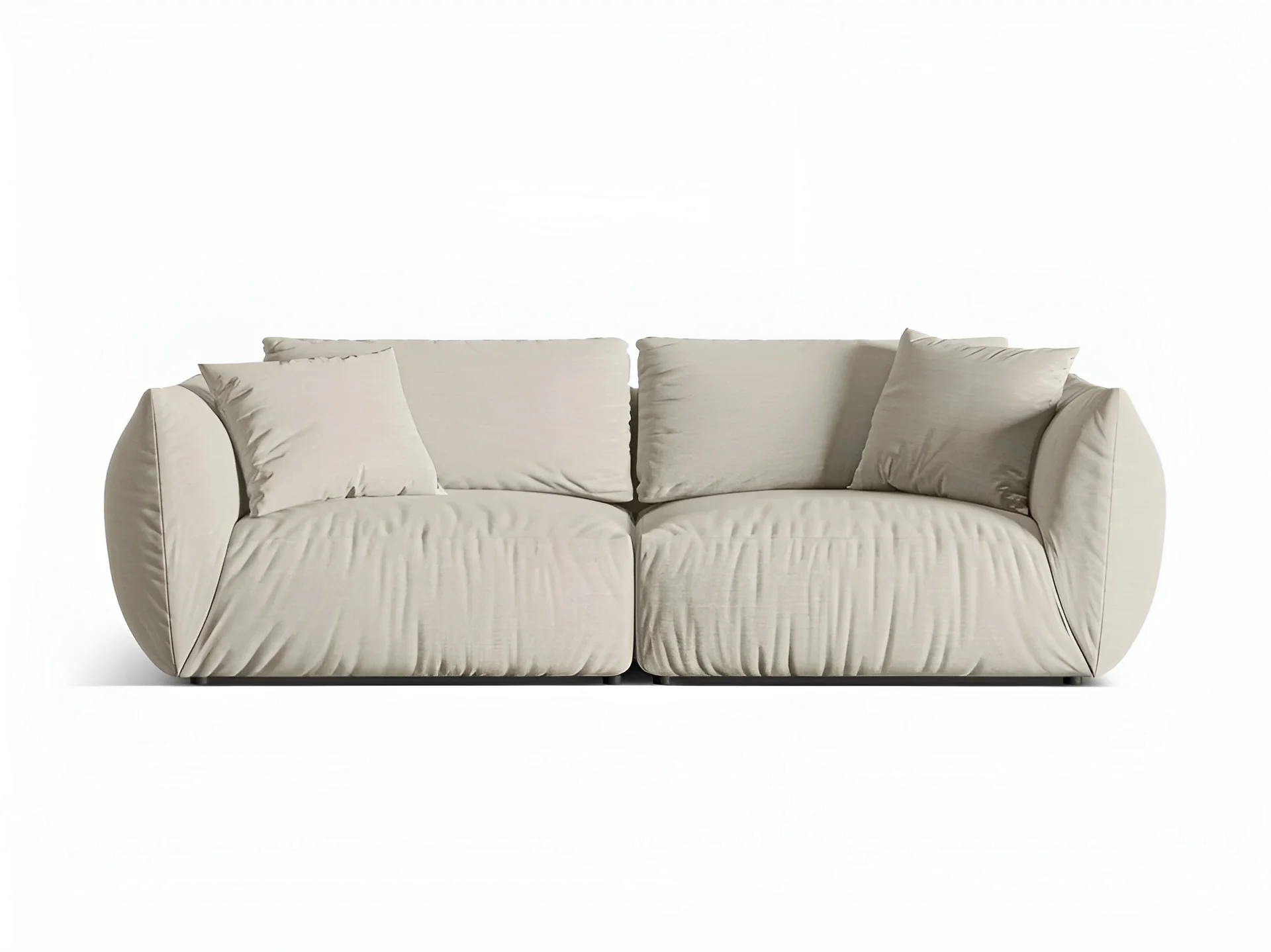 Sofa 4-osobowa CHRIS kremowy szenil - Image 3