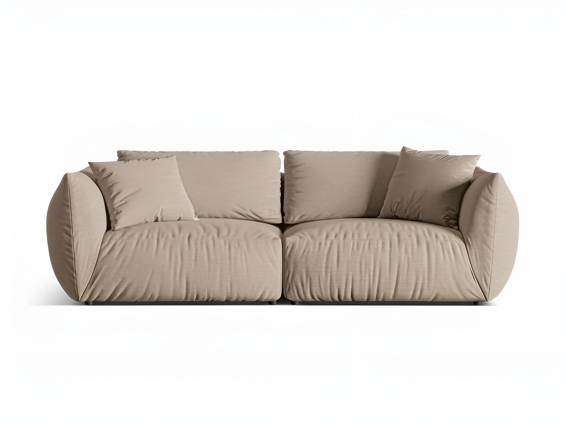 Sofa 4-osobowa CHRIS piaskowy szenil - Image 5