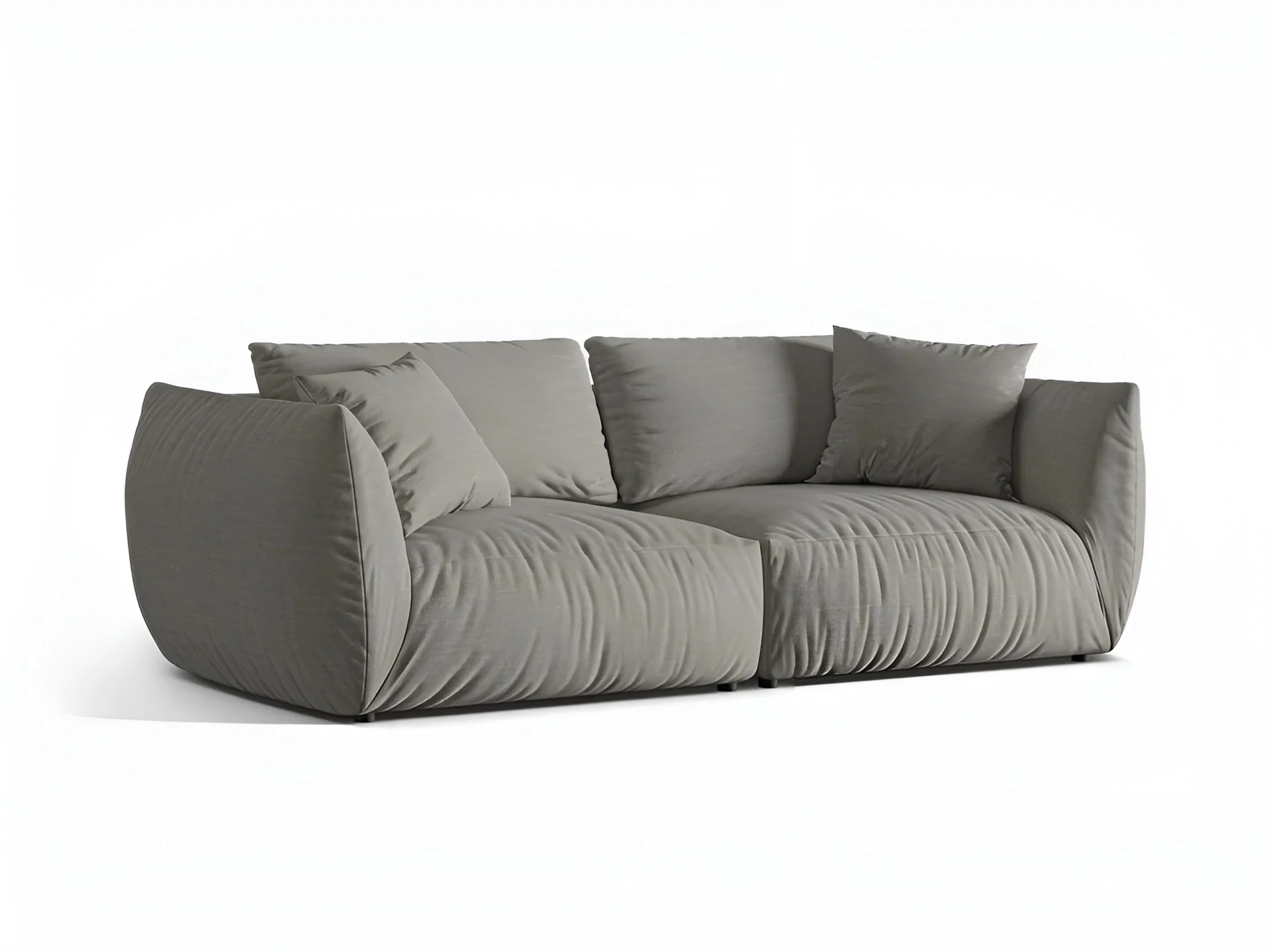 Sofa 4-osobowa CHRIS szary szenil - Image 5