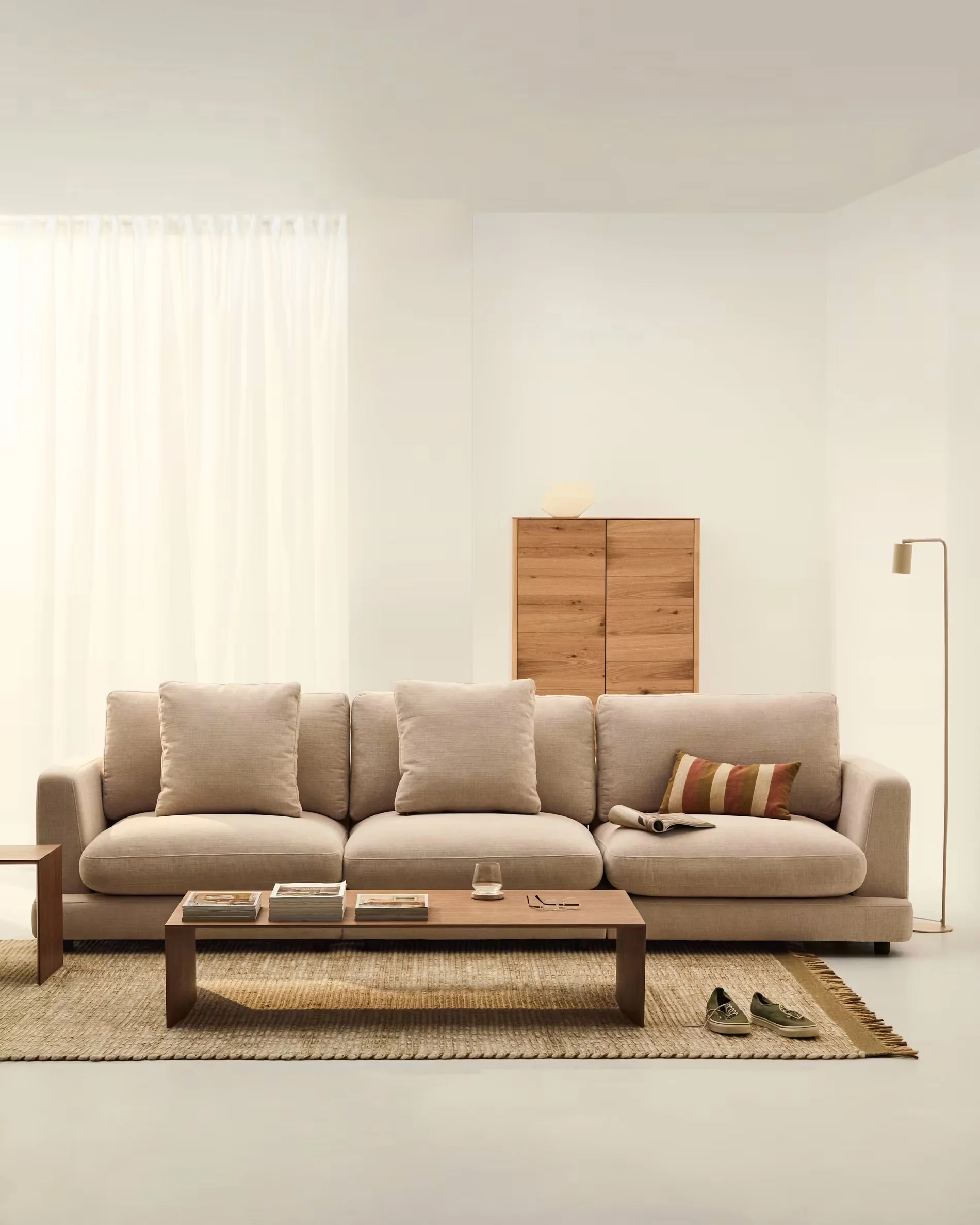 Sofa 4-osobowa GALA beżowy szenil - Image 2