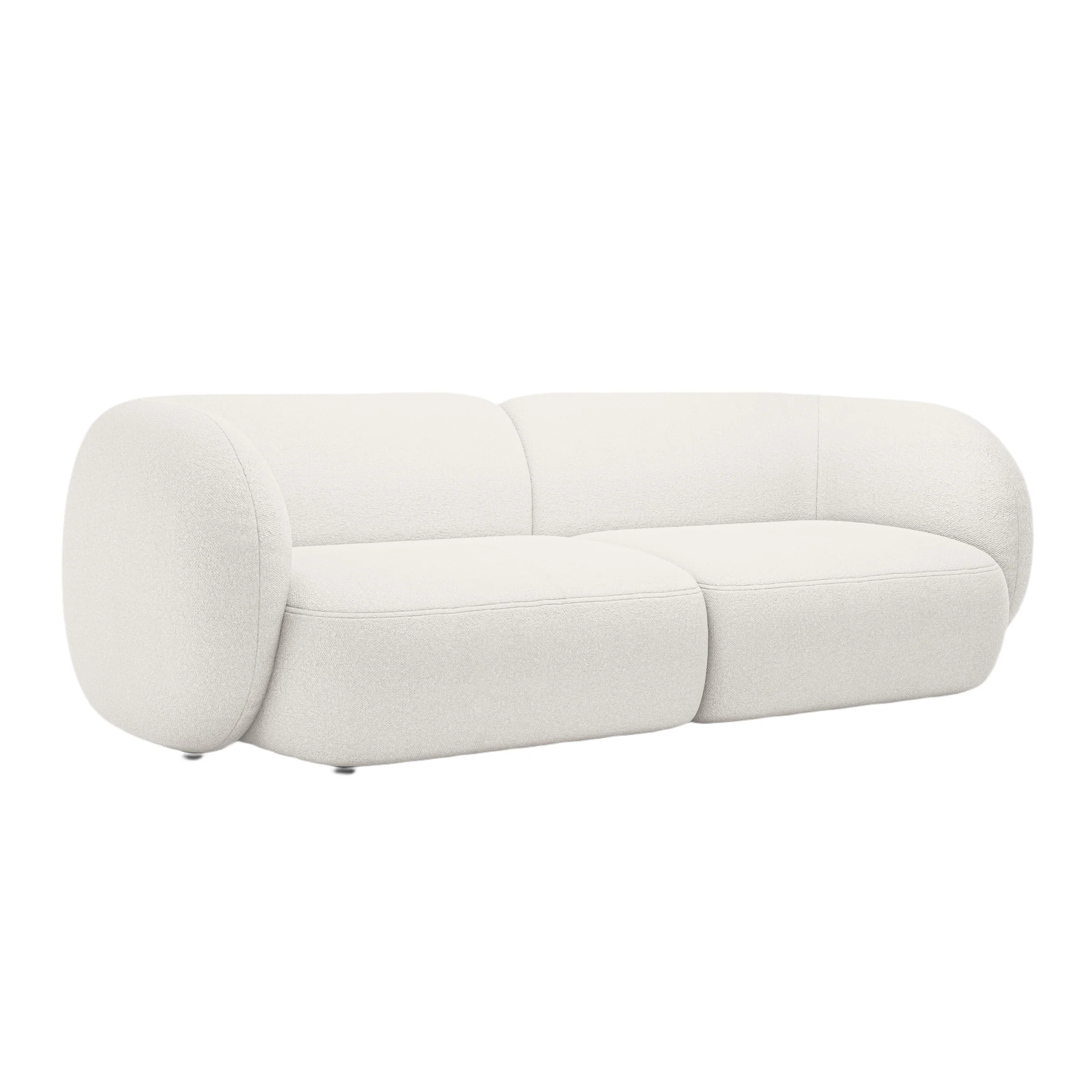Sofa 4-osobowa KATE biały boucle - Image 2