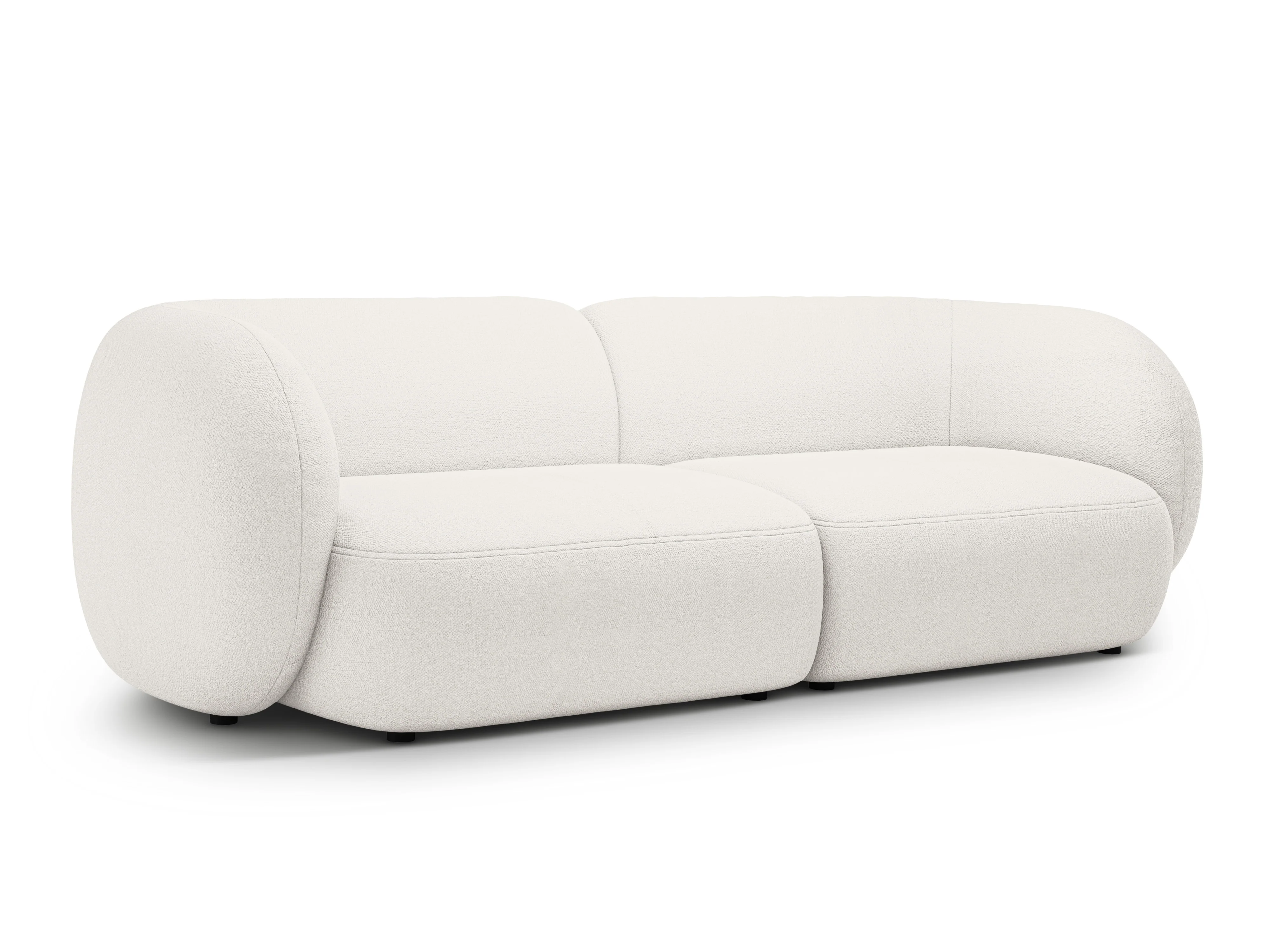 Sofa 4-osobowa KATE biały boucle - Image 4