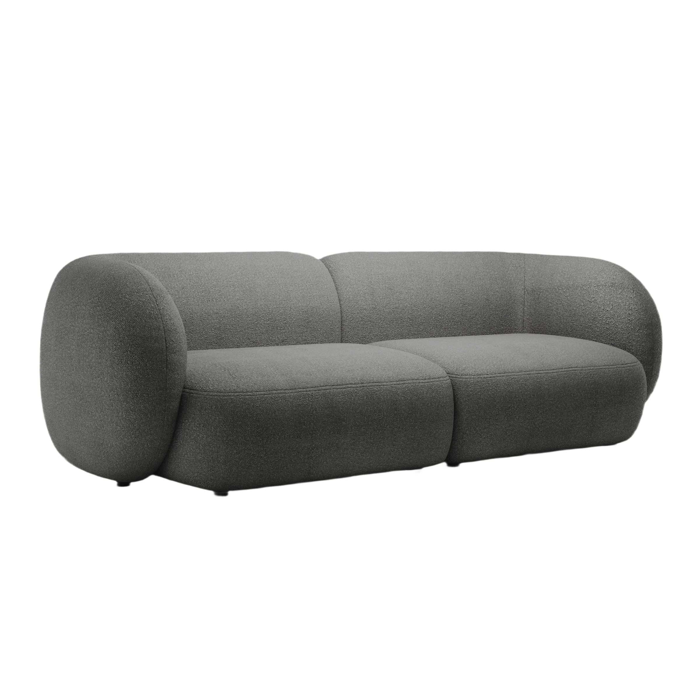 Sofa 4-osobowa KATE ciemnoszary boucle - Image 2