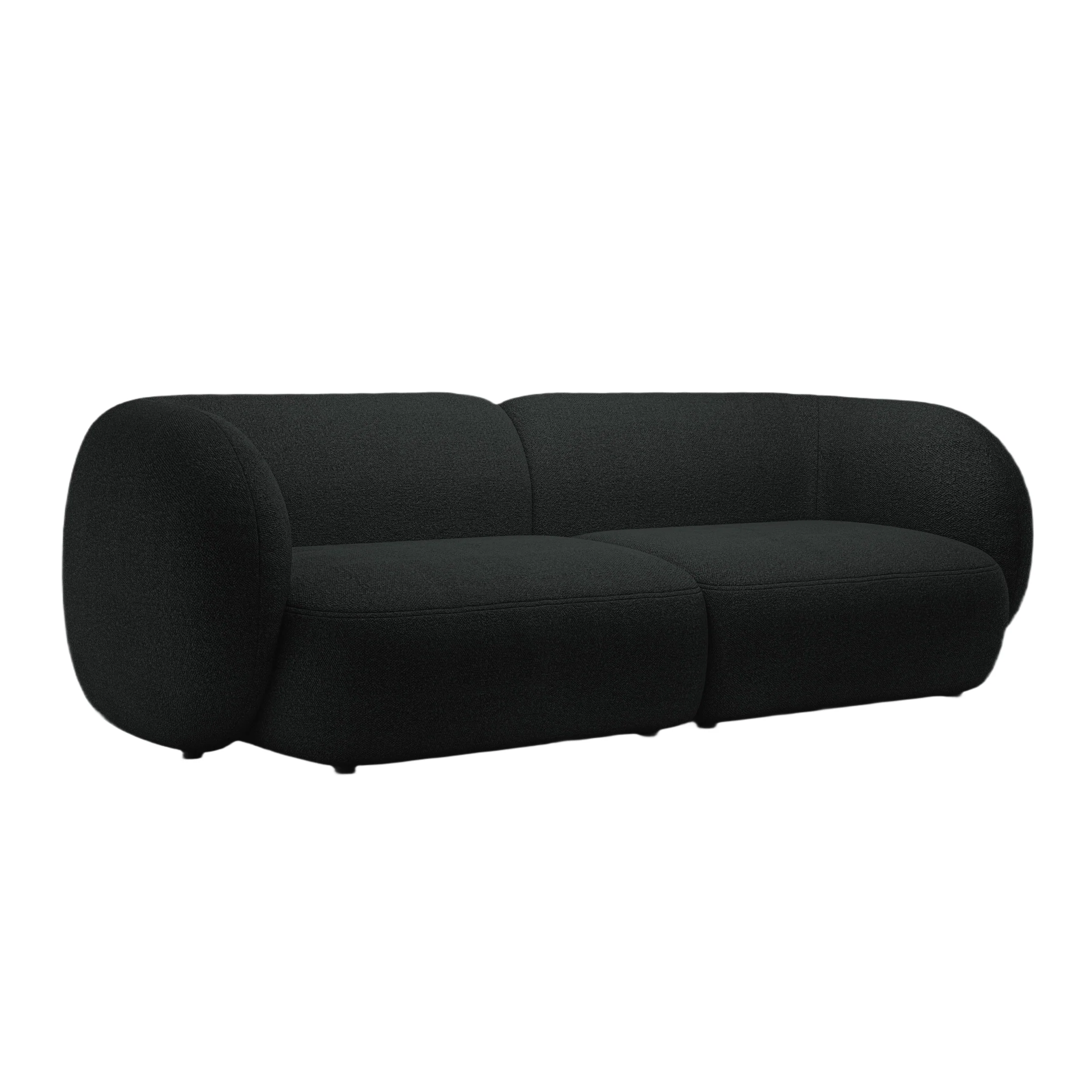 Sofa 4-osobowa KATE czarny boucle - Image 2