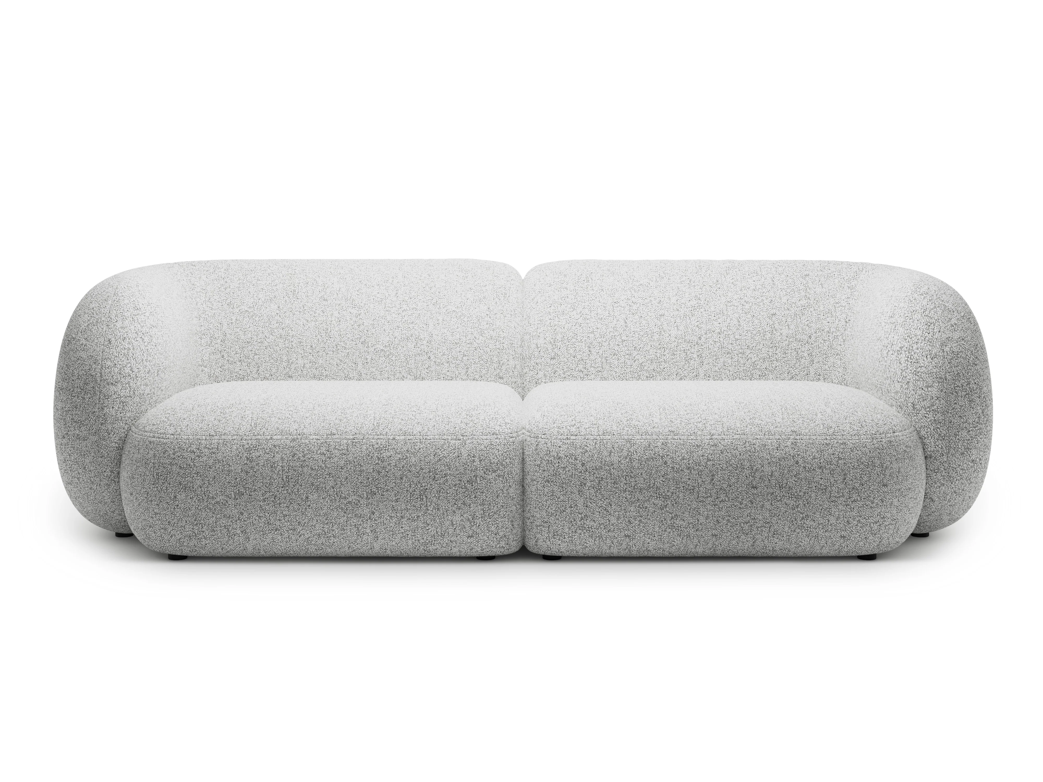 Sofa 4-osobowa KATE jasnoszary melanż