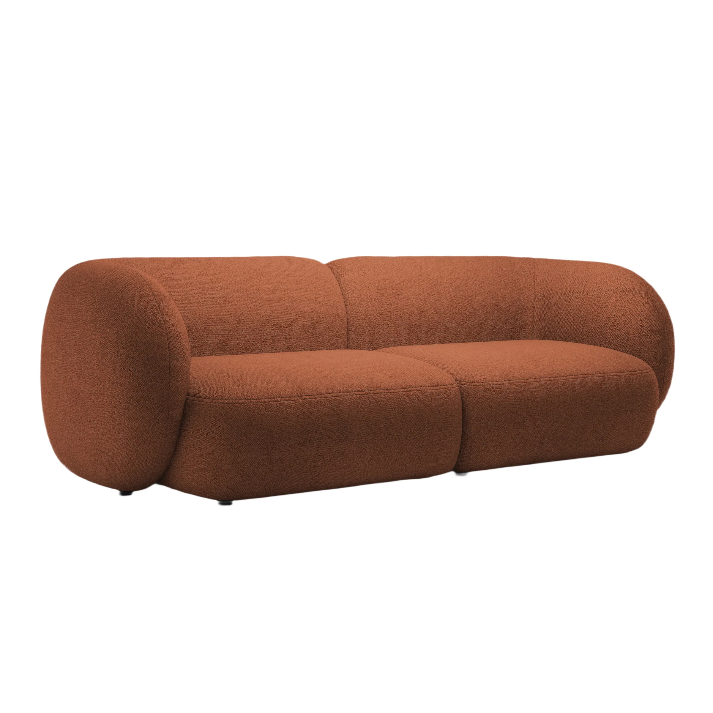 Sofa 4-osobowa KATE terracotta boucle - Image 2
