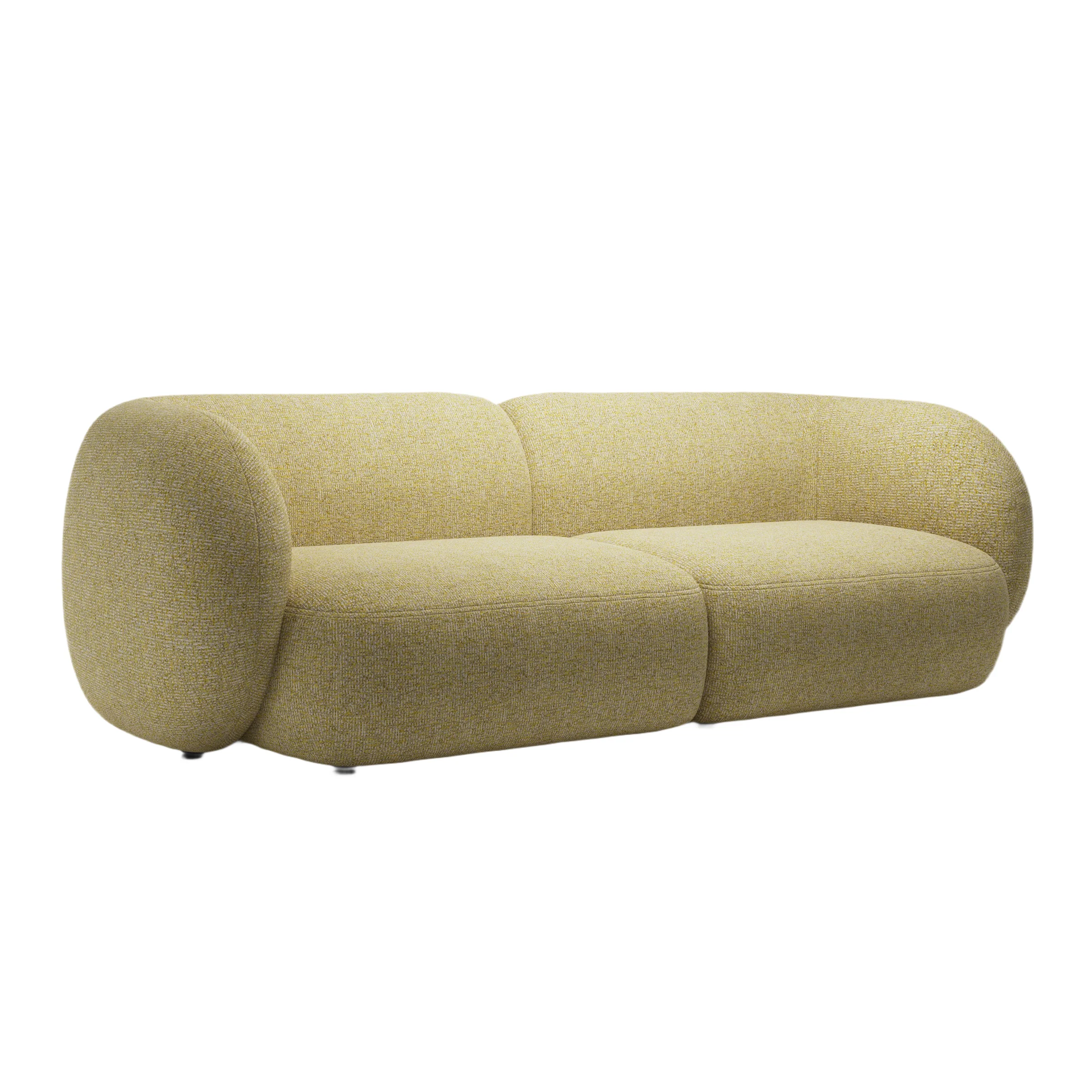 Sofa 4-osobowa KATE żółty melanż - Image 2