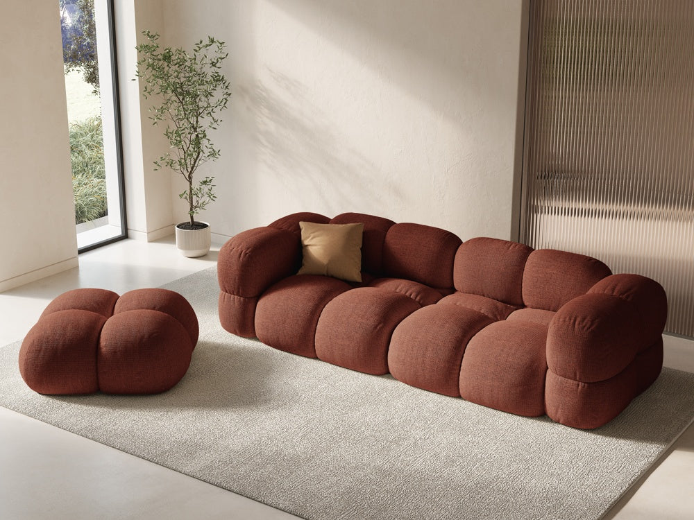 Sofa 4-osobowa LORETTO koralowy - Image 2
