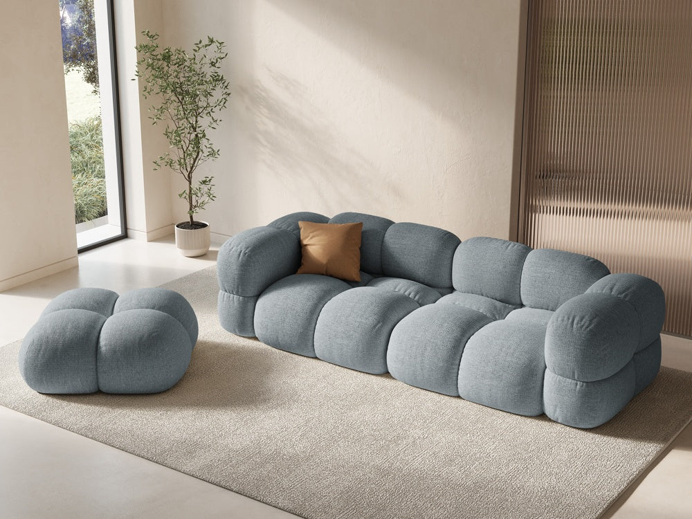 Sofa 4-osobowa LORETTO niebieski pastelowy - Image 2