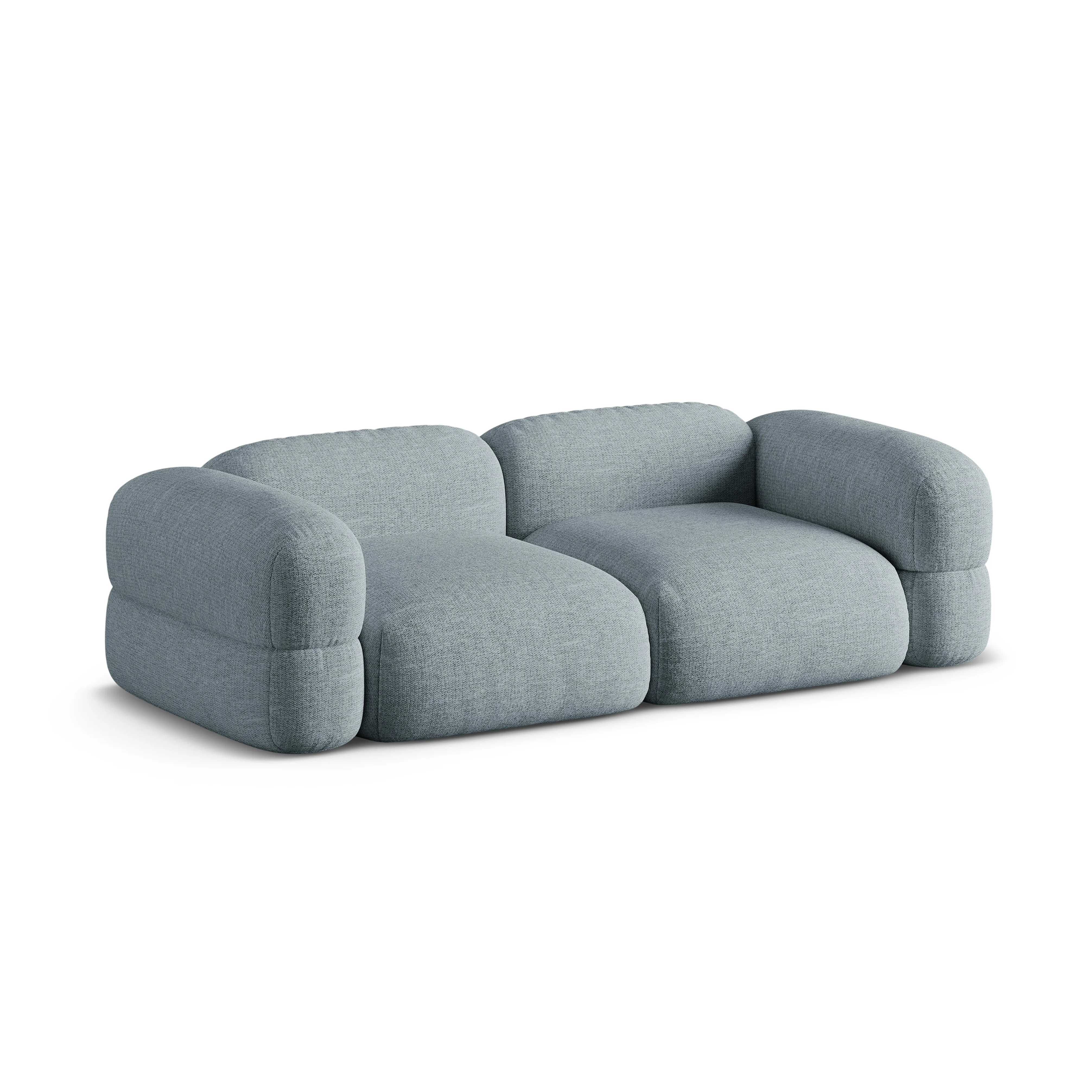 Sofa 4-osobowa ROGER błękitny szenil