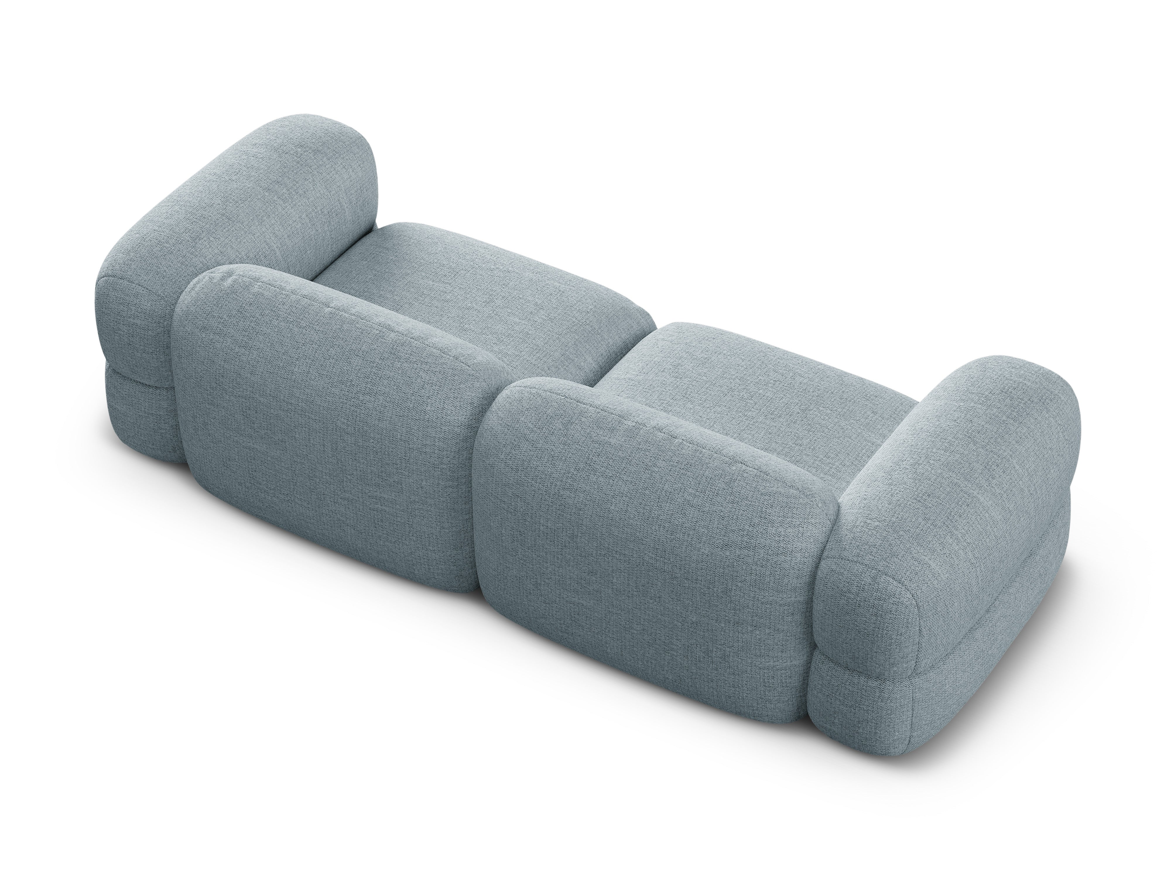 Sofa 4-osobowa ROGER błękitny szenil - Image 5