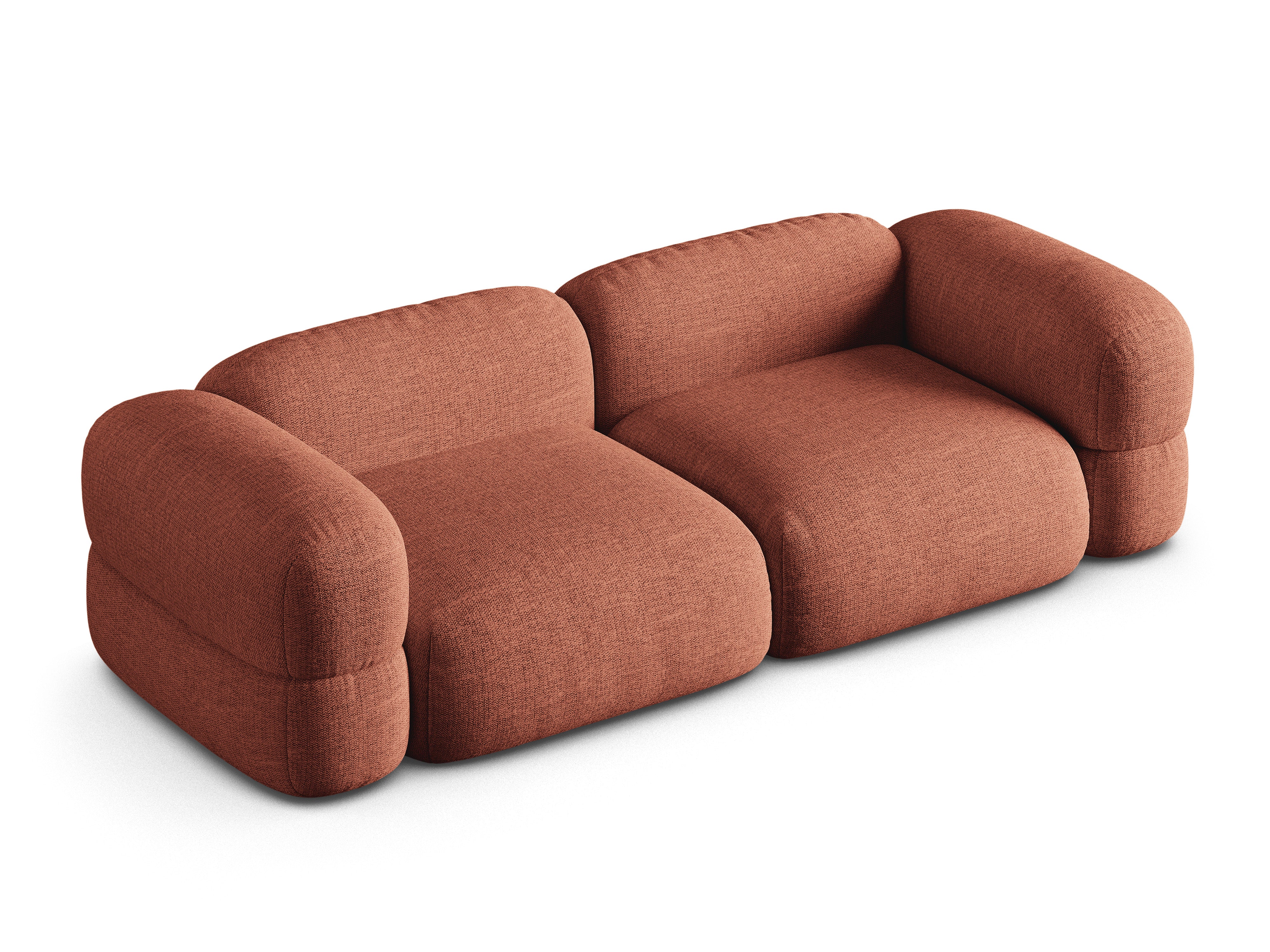 Sofa 4-osobowa ROGER koralowy szenil - Image 4