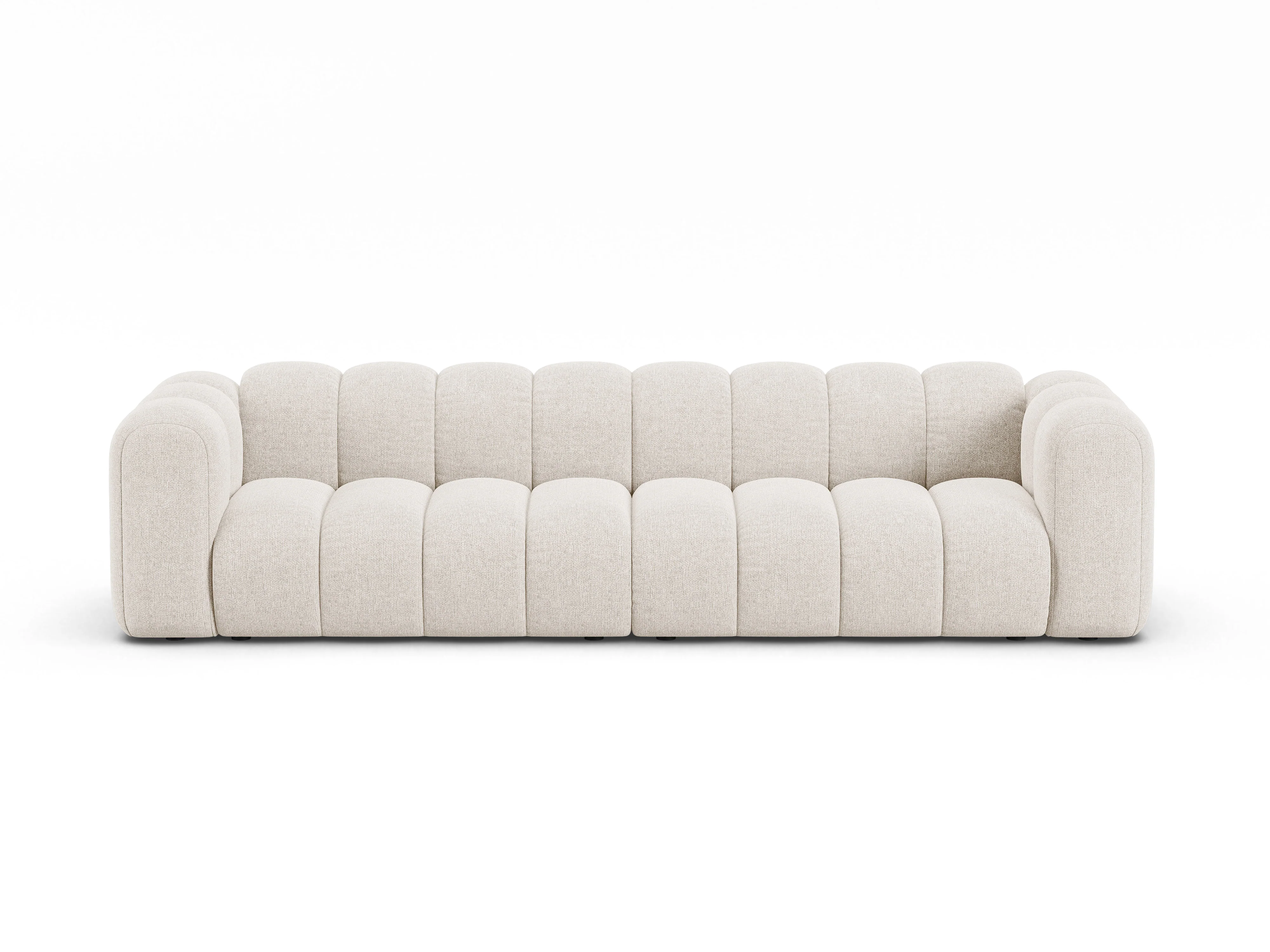 Sofa 4-osobowa LUPINE jasny beżowy szenil - Image 3